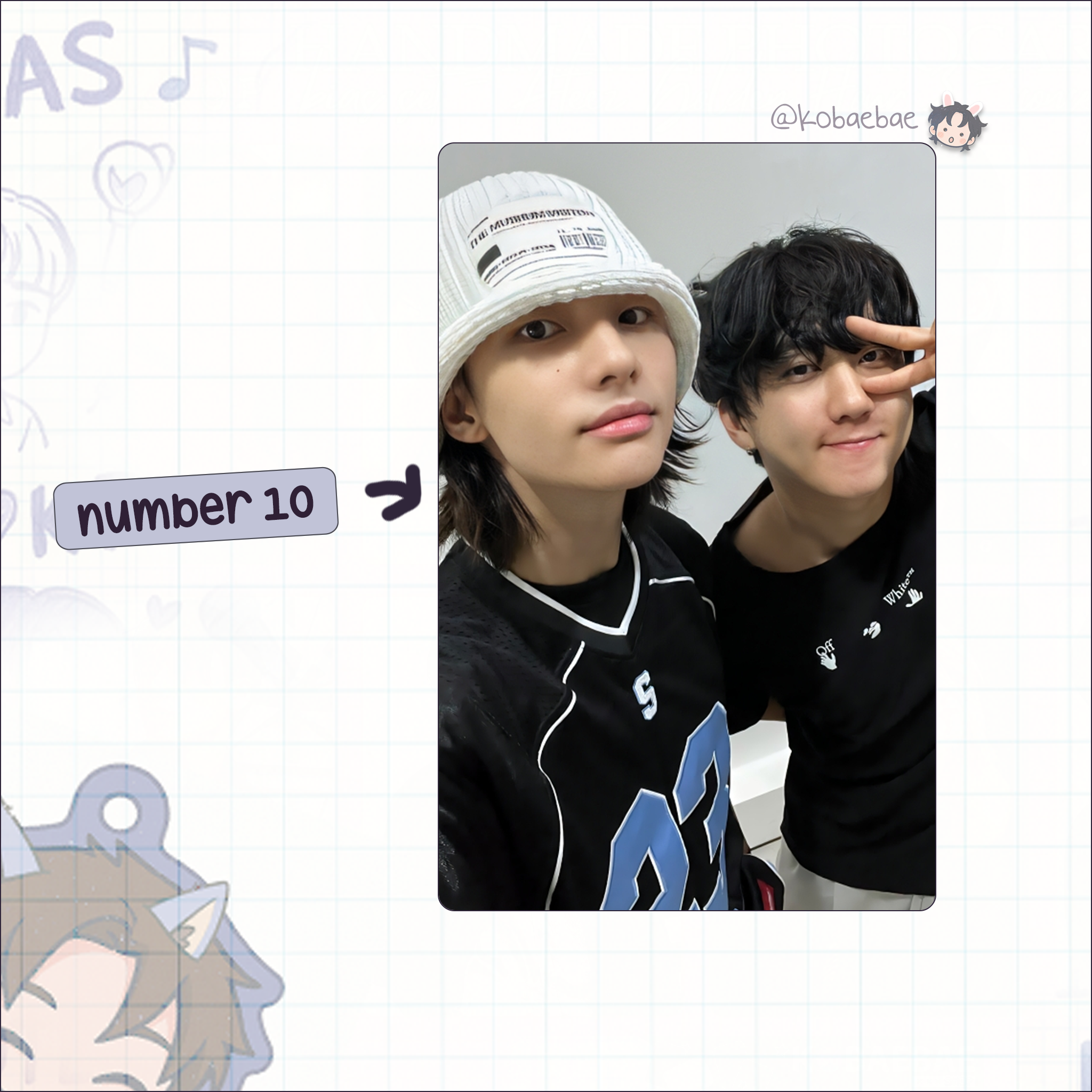 Stray Kids (Skz) - Ot8 Unit Handmade photocards kpop inspired - Bias set 3