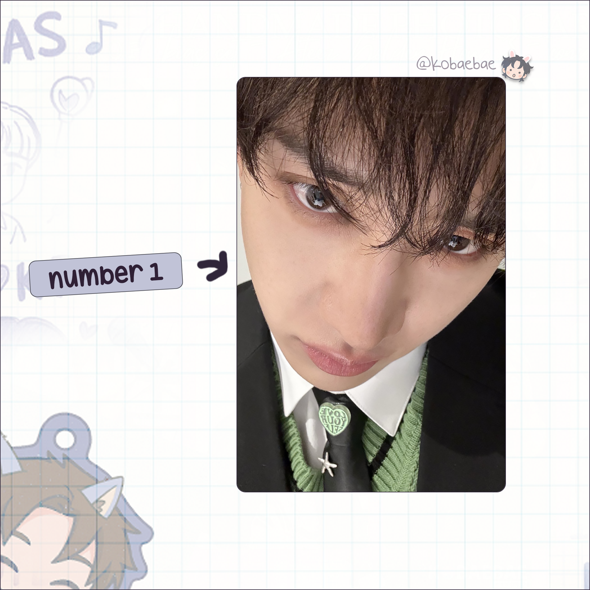 Skz (Stray Kids) - Chan handmade photocards kpop inspired - Set 8