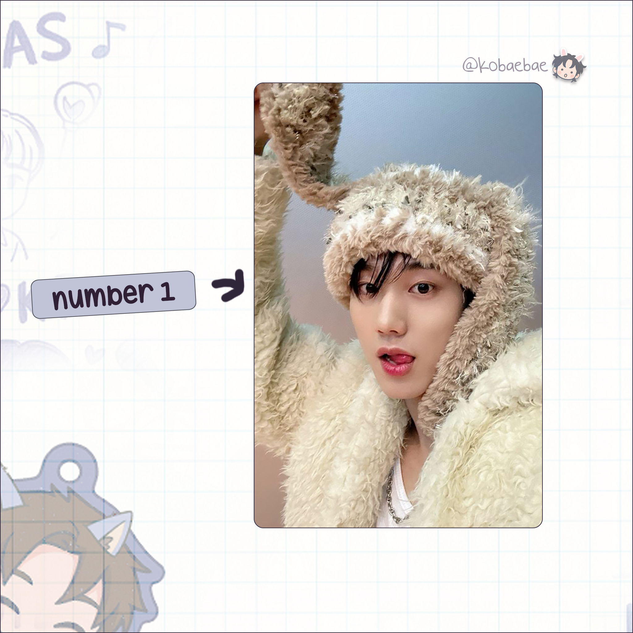 P1H - Tak handmade photocards kpop inspired - Set 2