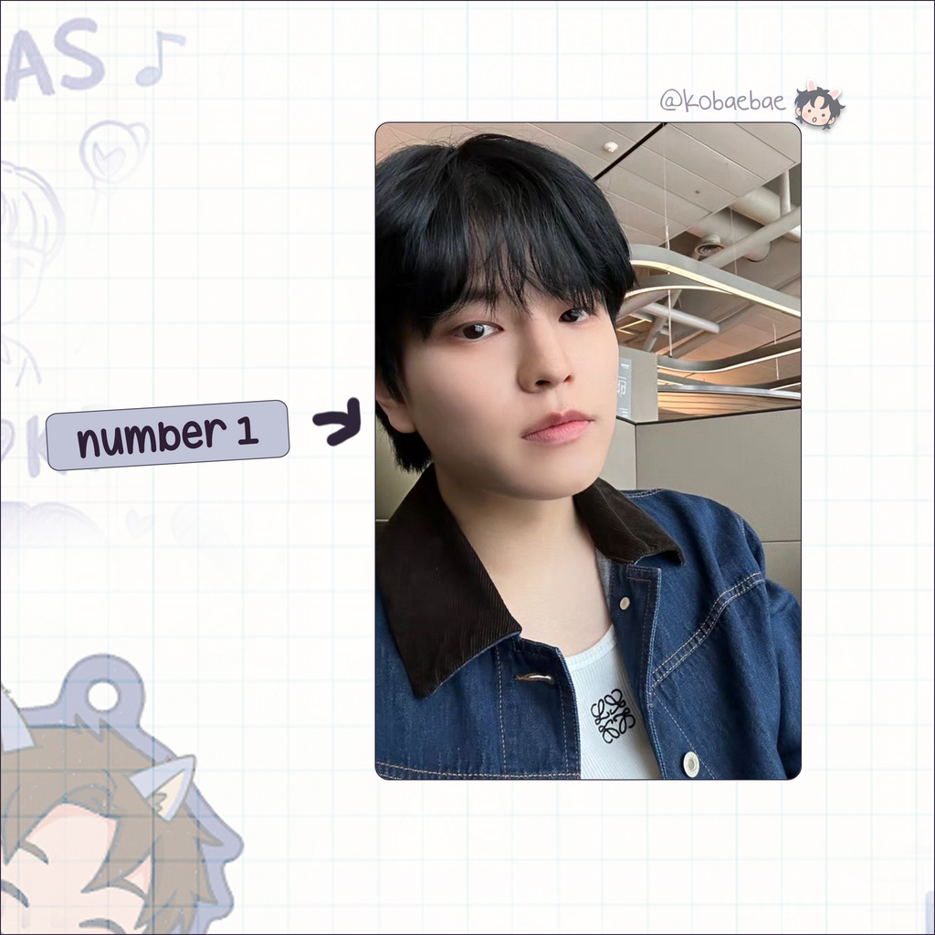 Skz (Stray Kids) - Seungmin handmade photocards kpop inspired - Set 9