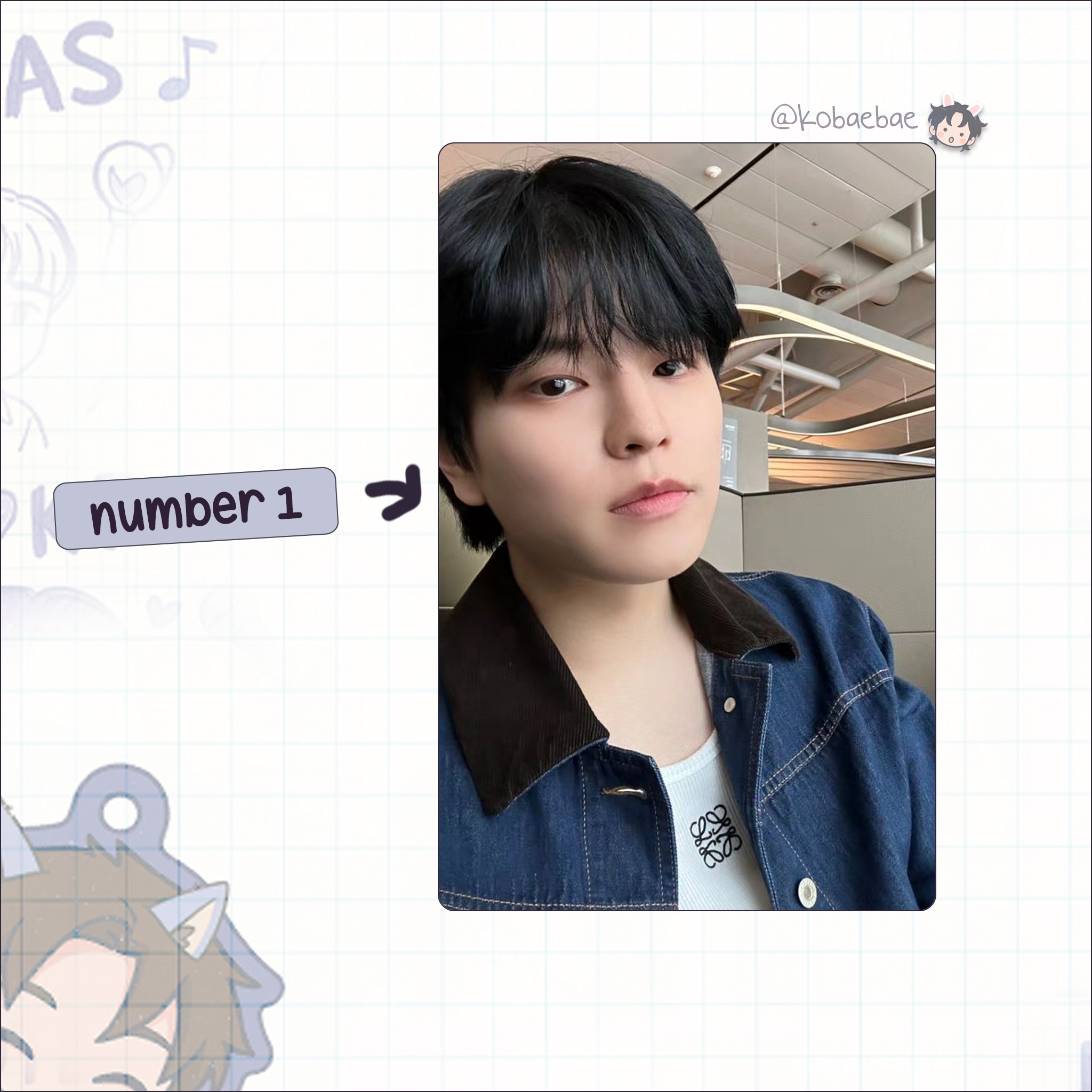Skz (Stray Kids) - Seungmin handmade photocards kpop inspired - Set 9