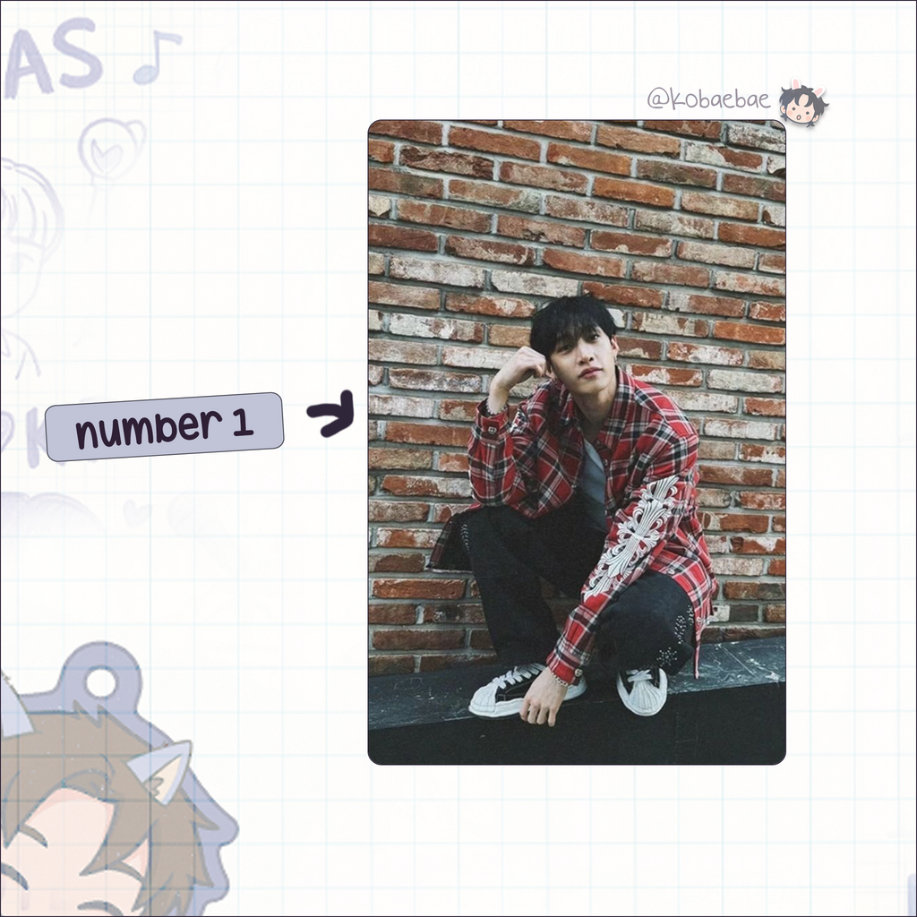 Skz (Stray Kids) - Bang Chan handmade photocards kpop inspired - Set 10