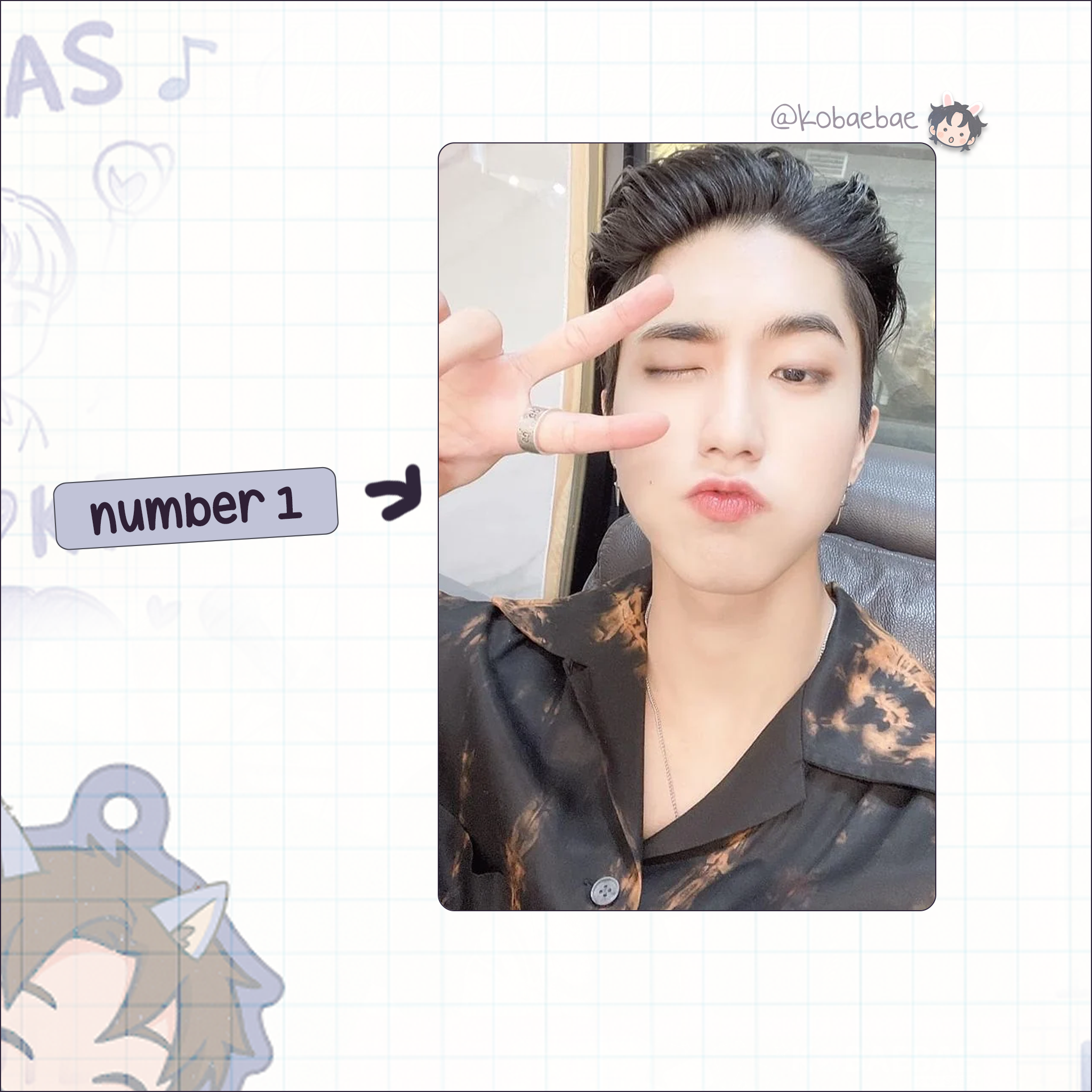 Skz - Han Handmade photocards kpop inspired - Bias set 5