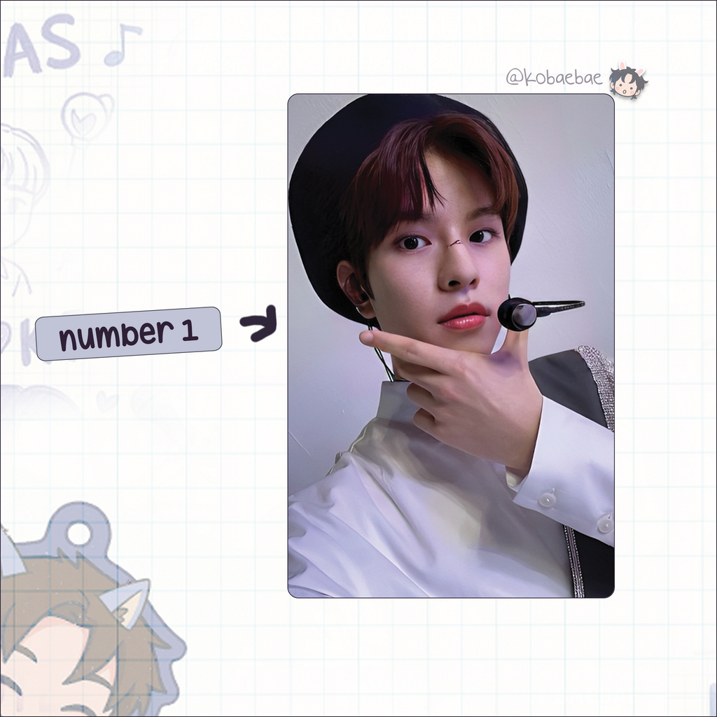 Stray Kids (Skz) - Min Handmade photocards kpop inspired - Bias set 5