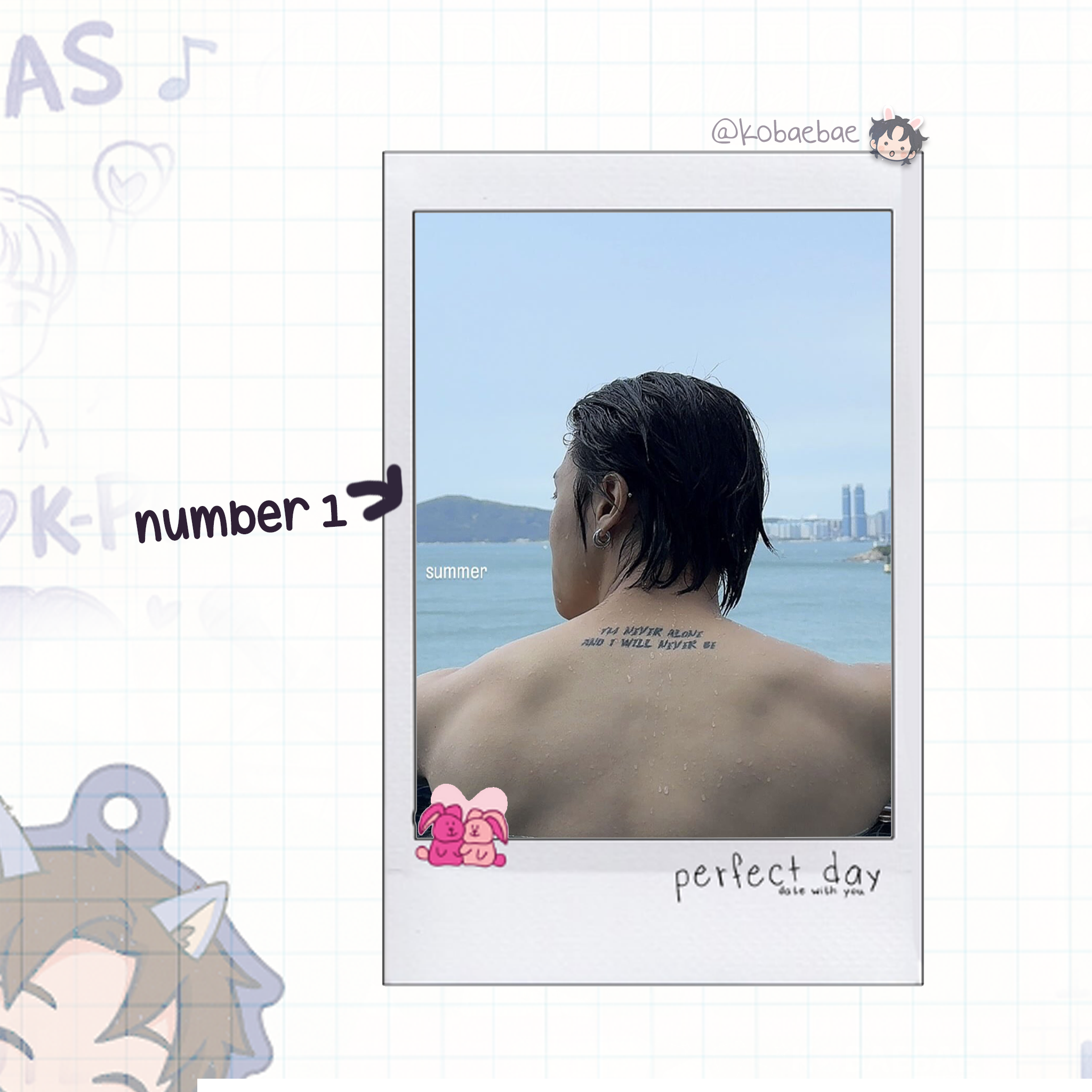 Atz - Date with My Bias - Woo Instant-Style Fanmade Photo Print