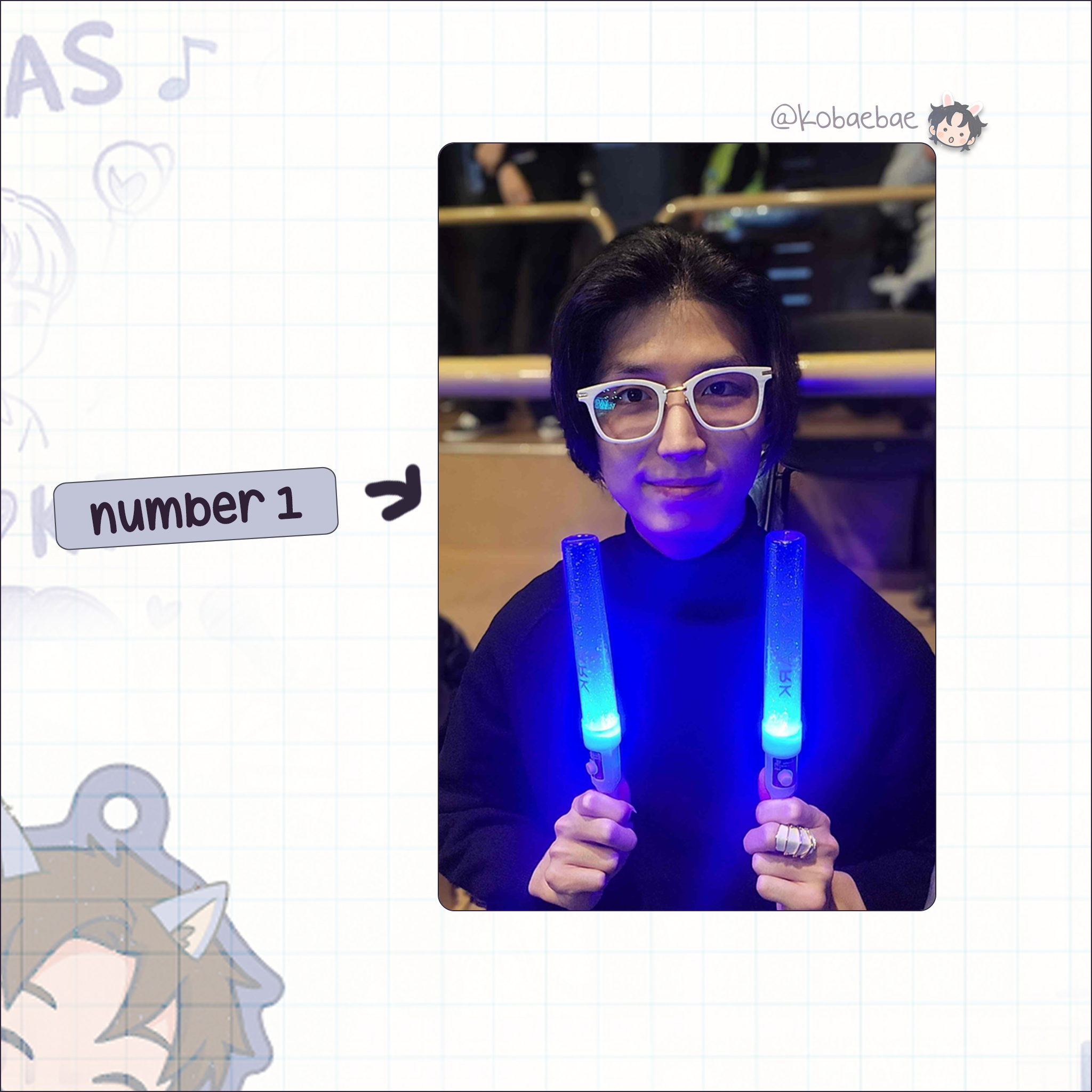 XHR - Junhan Handmade photocards kpop inspired - Bias set 2