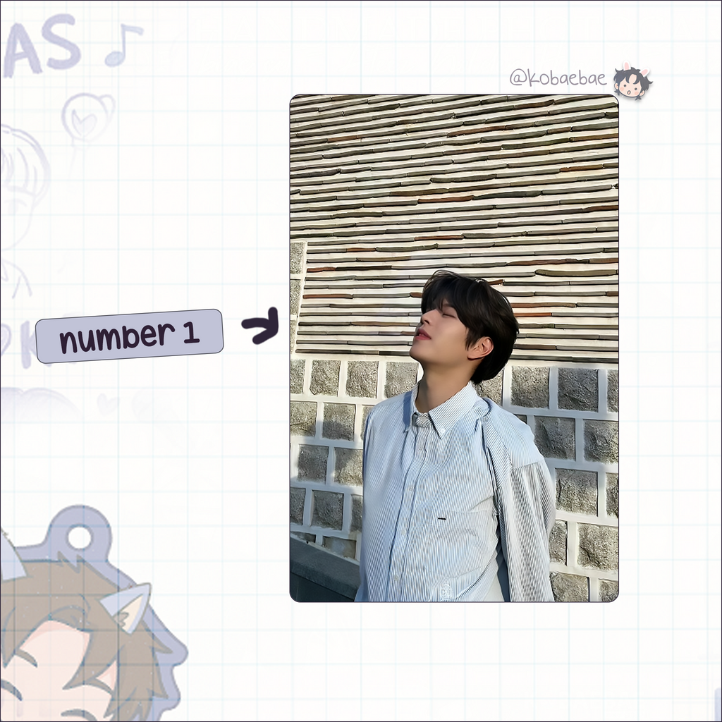 Stray Kids (Skz) - Min Handmade photocards kpop inspired - Bias set 7