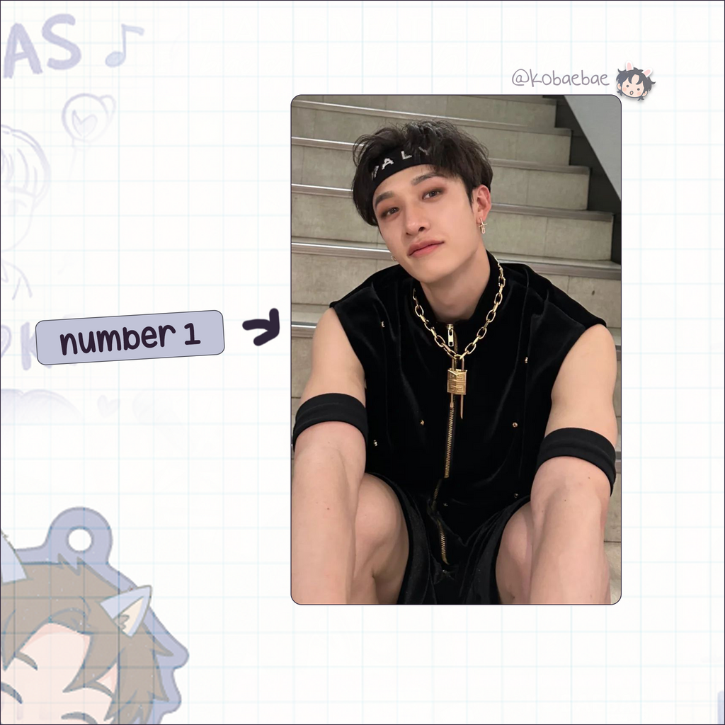 Stray Kids (Skz) - Chan Handmade photocards kpop inspired - Bias set 5