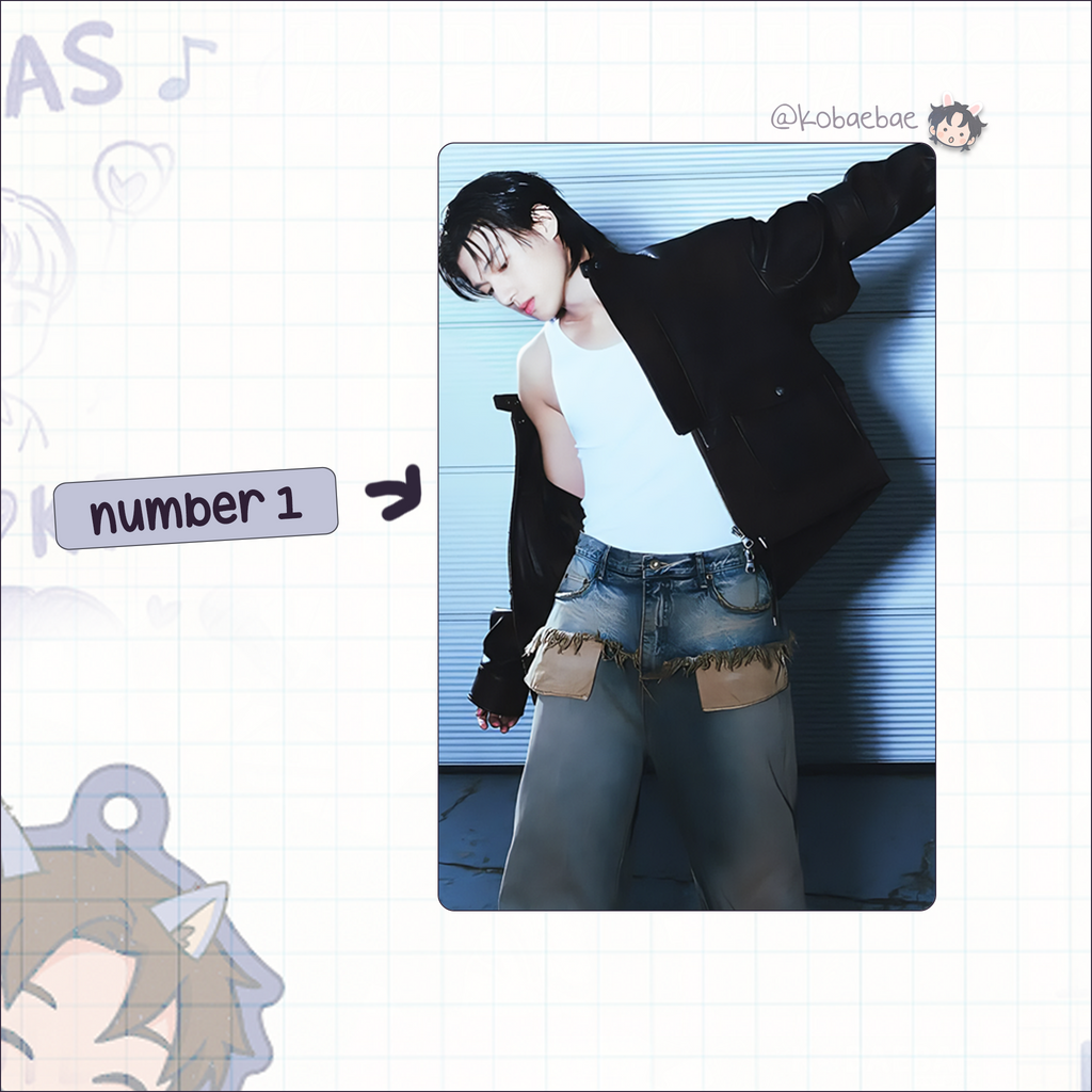 Atz - G.Q. Handmade photocards kpop inspired - Woo bias set