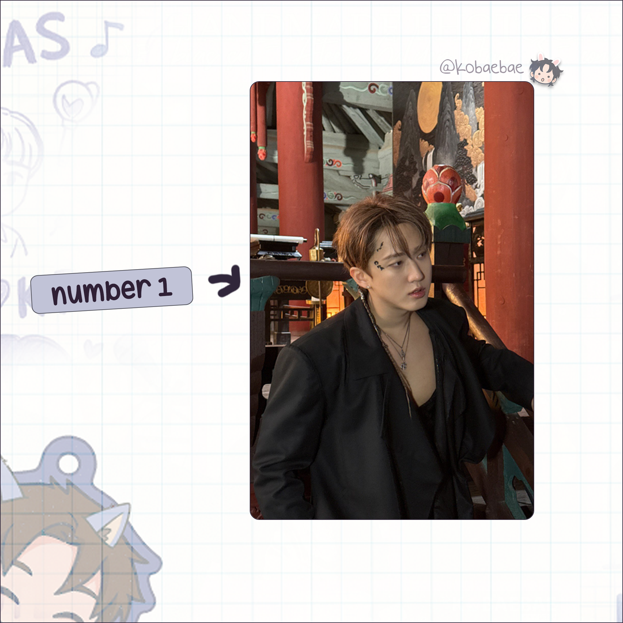 Skz (Stray Kids) - Changbin handmade photocards kpop inspired - Set 10