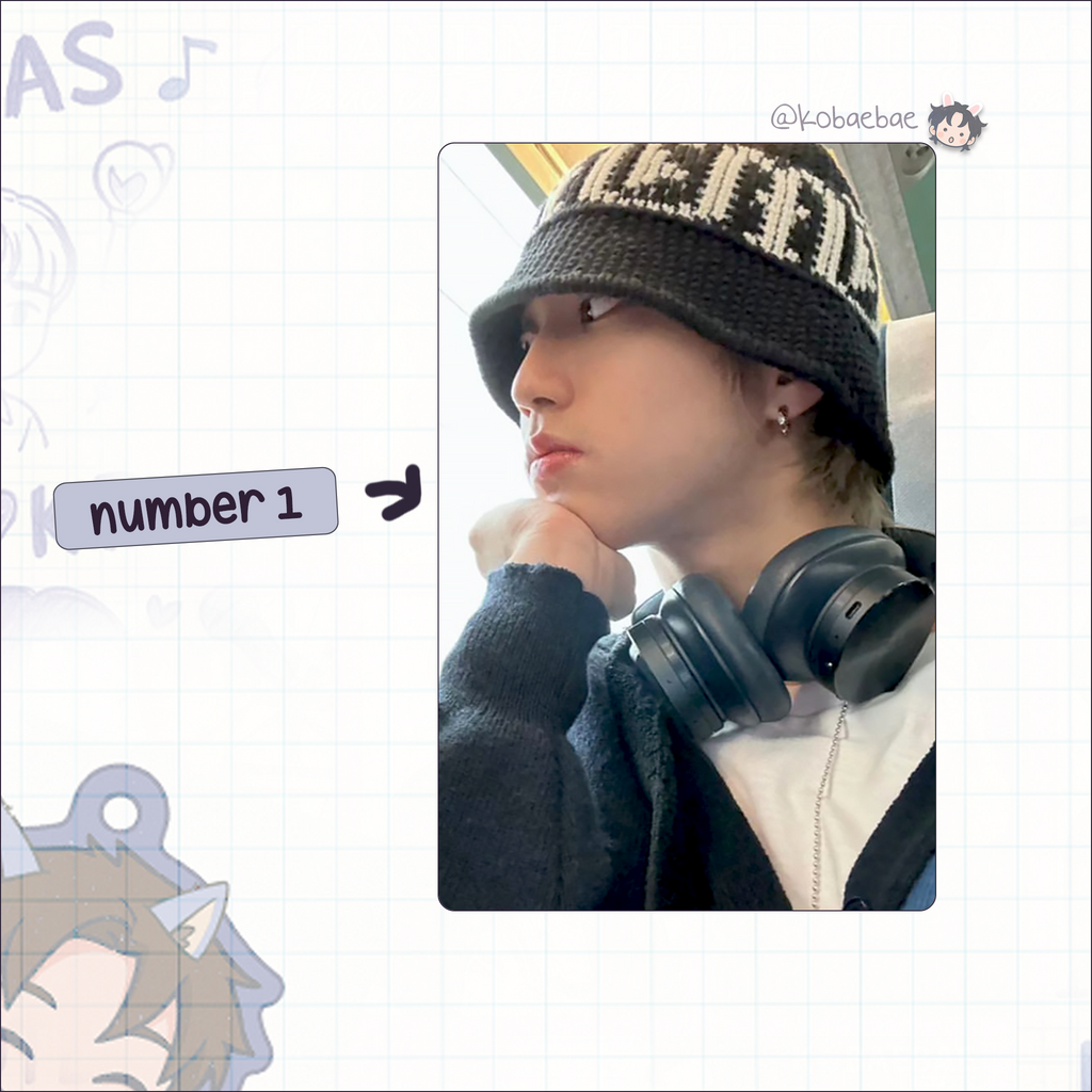 Skz (Stray Kids) - Han handmade photocards kpop inspired - Set 10