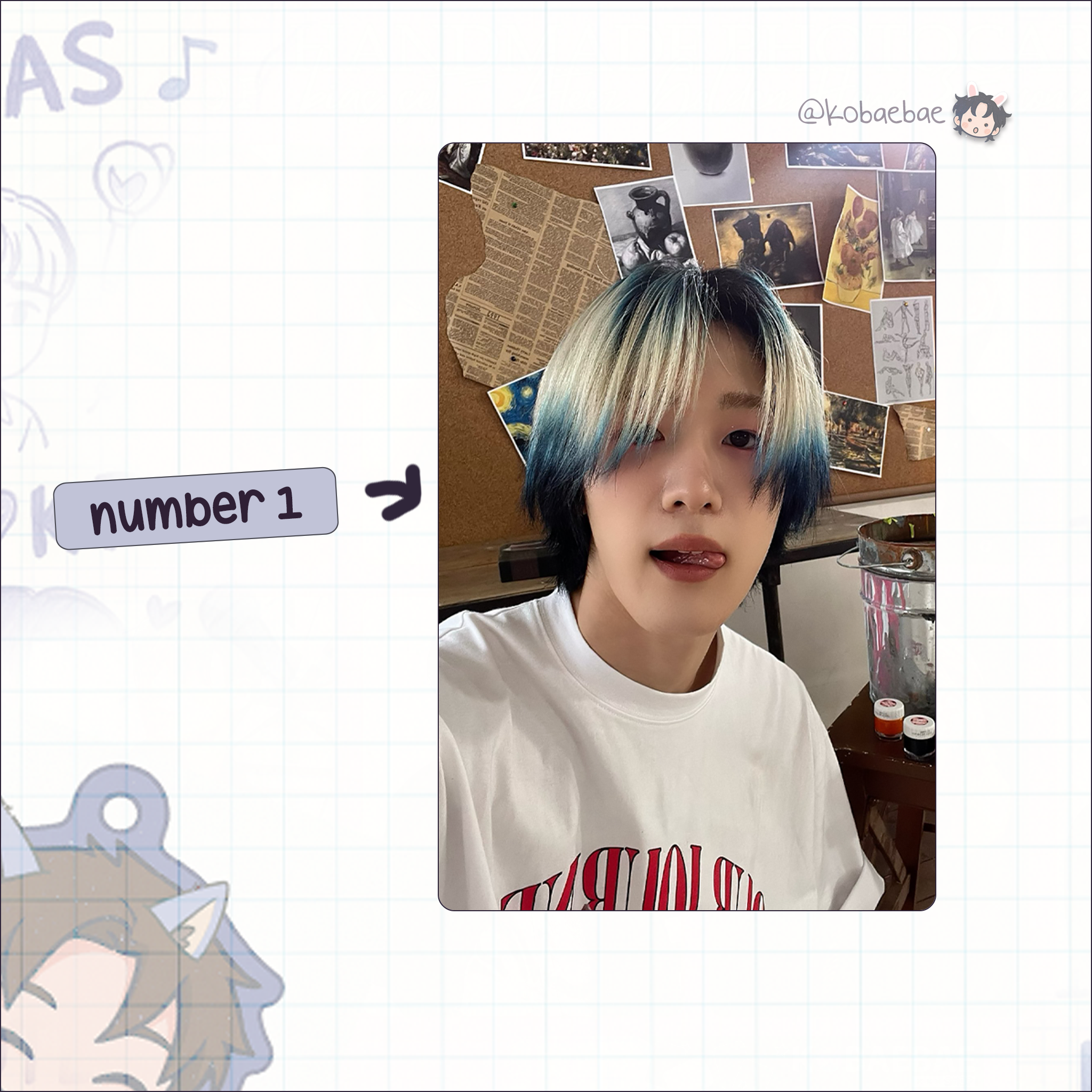 P1H - Soul handmade photocards kpop inspired - Set 2