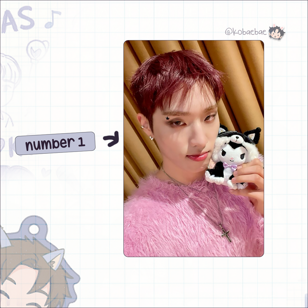 P1H - Keeho handmade photocards kpop inspired - Set 2