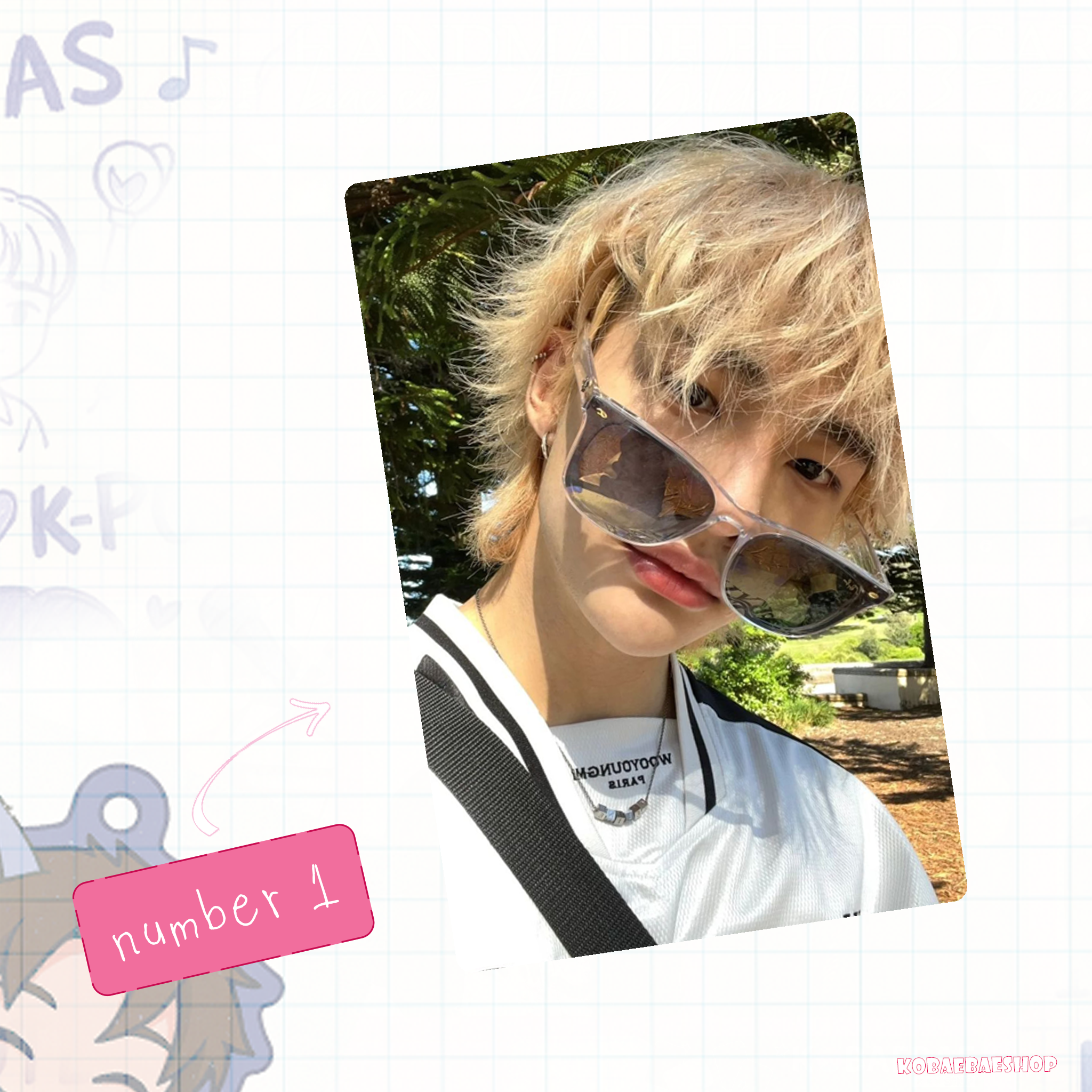 Skz - Hyune handmade photocards kpop inspired - Set 3