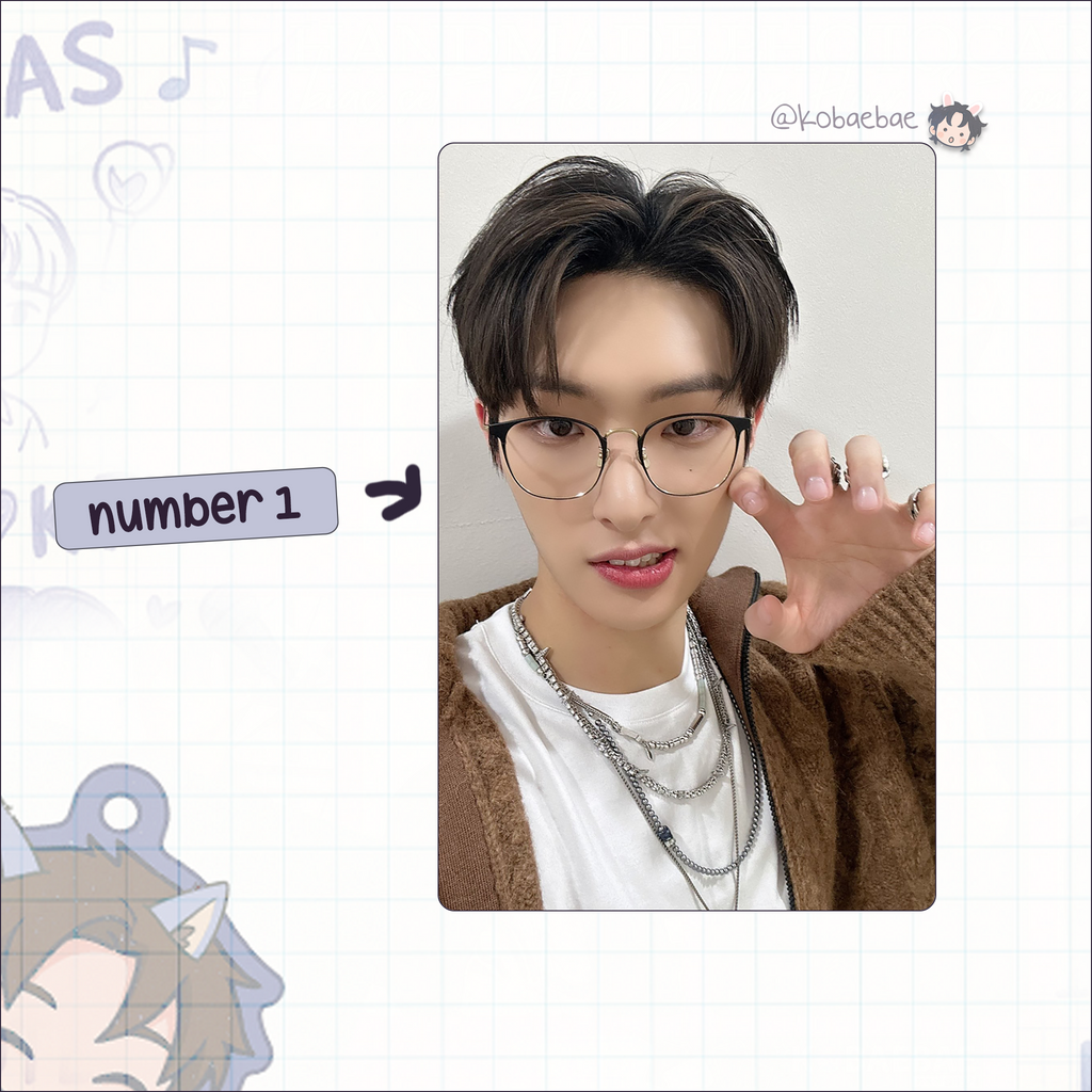 Atz - Mingi handmade photocards kpop inspired - Set 4