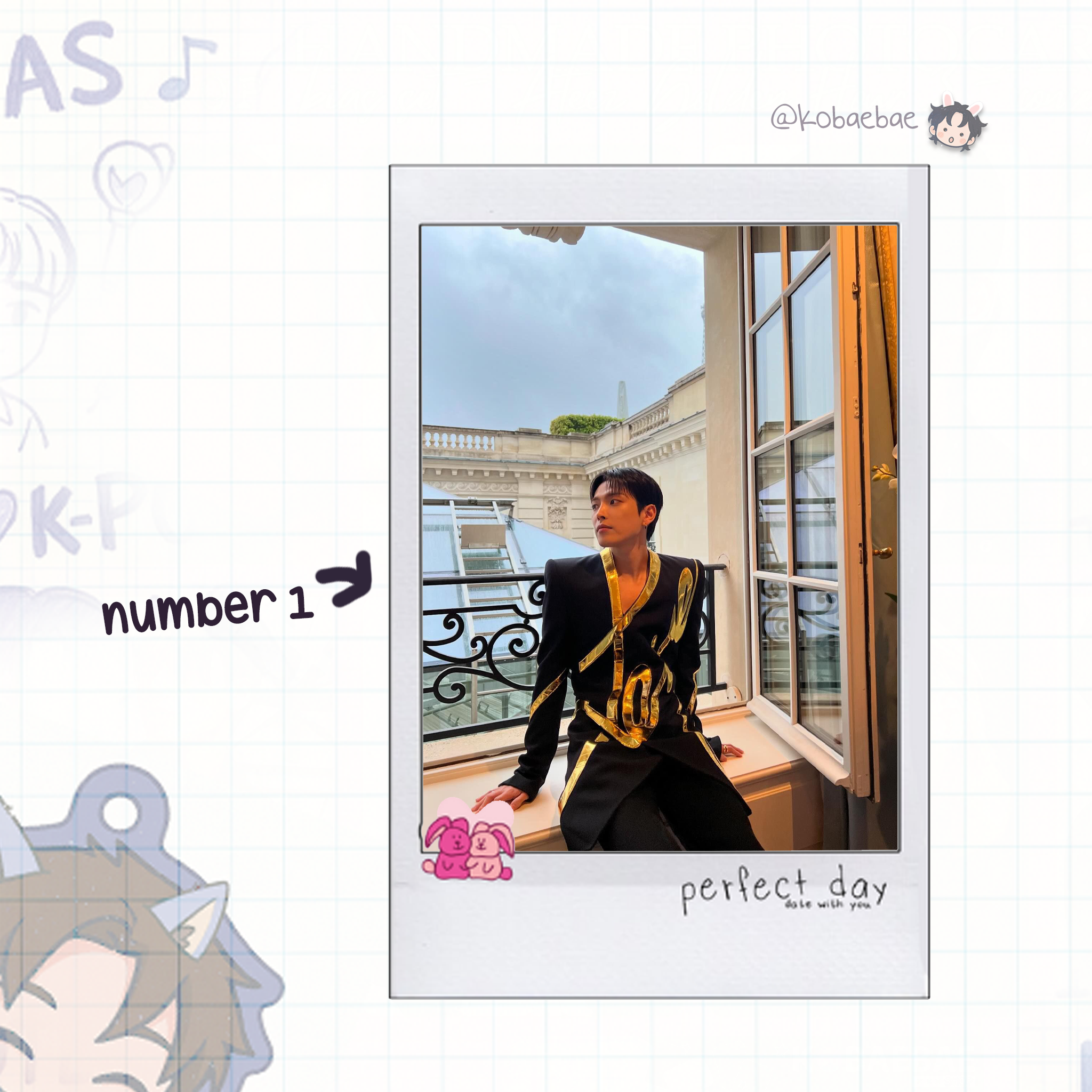 Atz - Date with My Bias - Joong Instant-Style Fanmade Photo Print