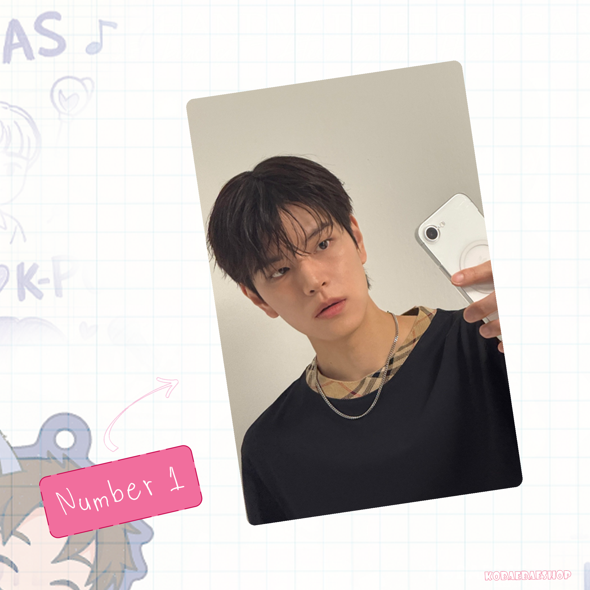 Skz - Min Handmade photocards kpop inspired - Bias set 4