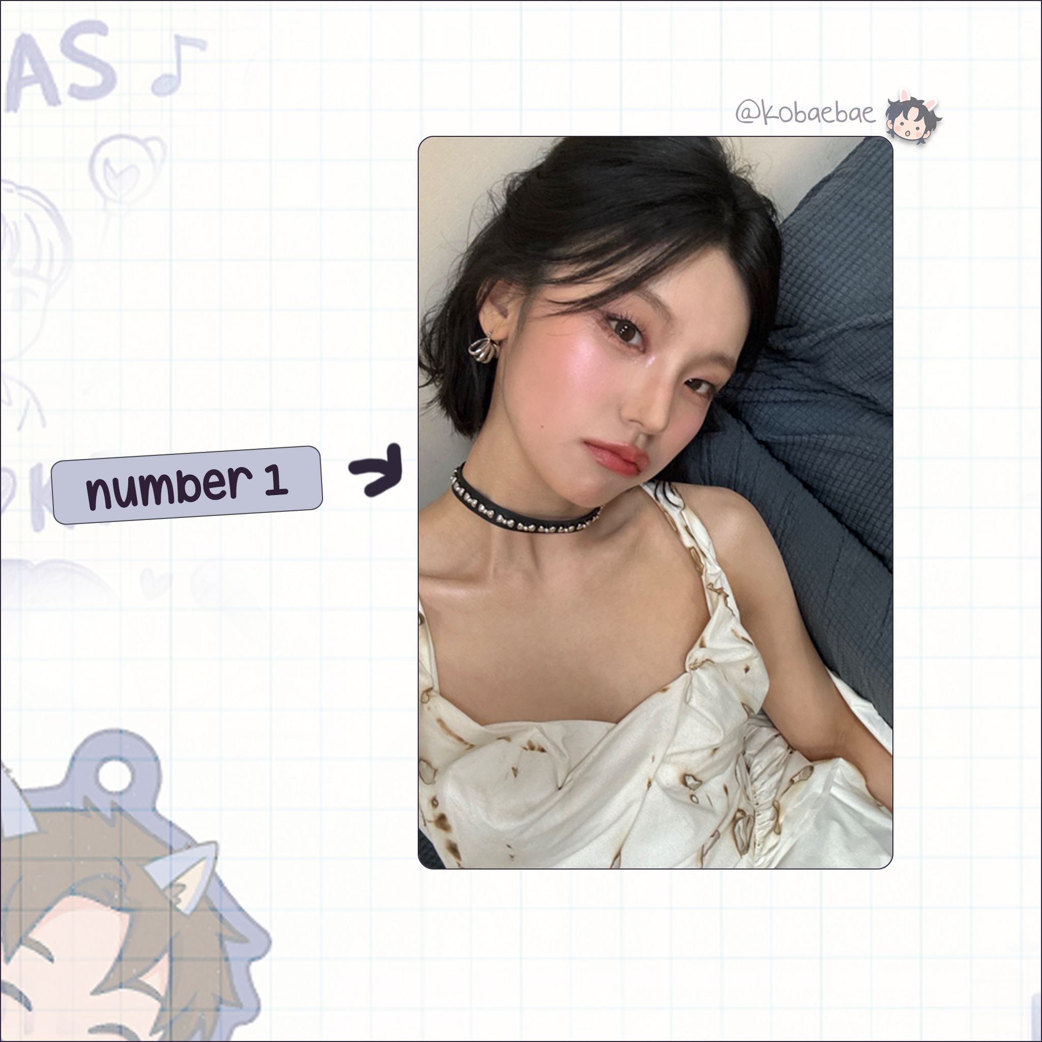 Itzy - Yeji handmade photocards kpop inspired - Set 3