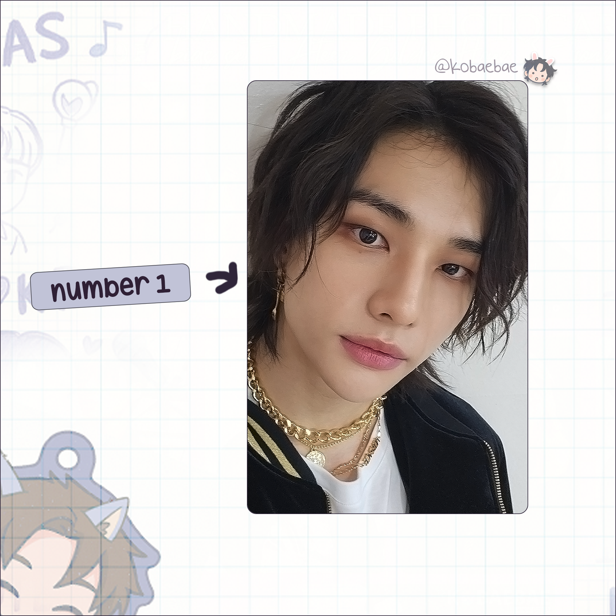Skz (Stray Kids) - Hyune handmade photocards kpop inspired - Set 6