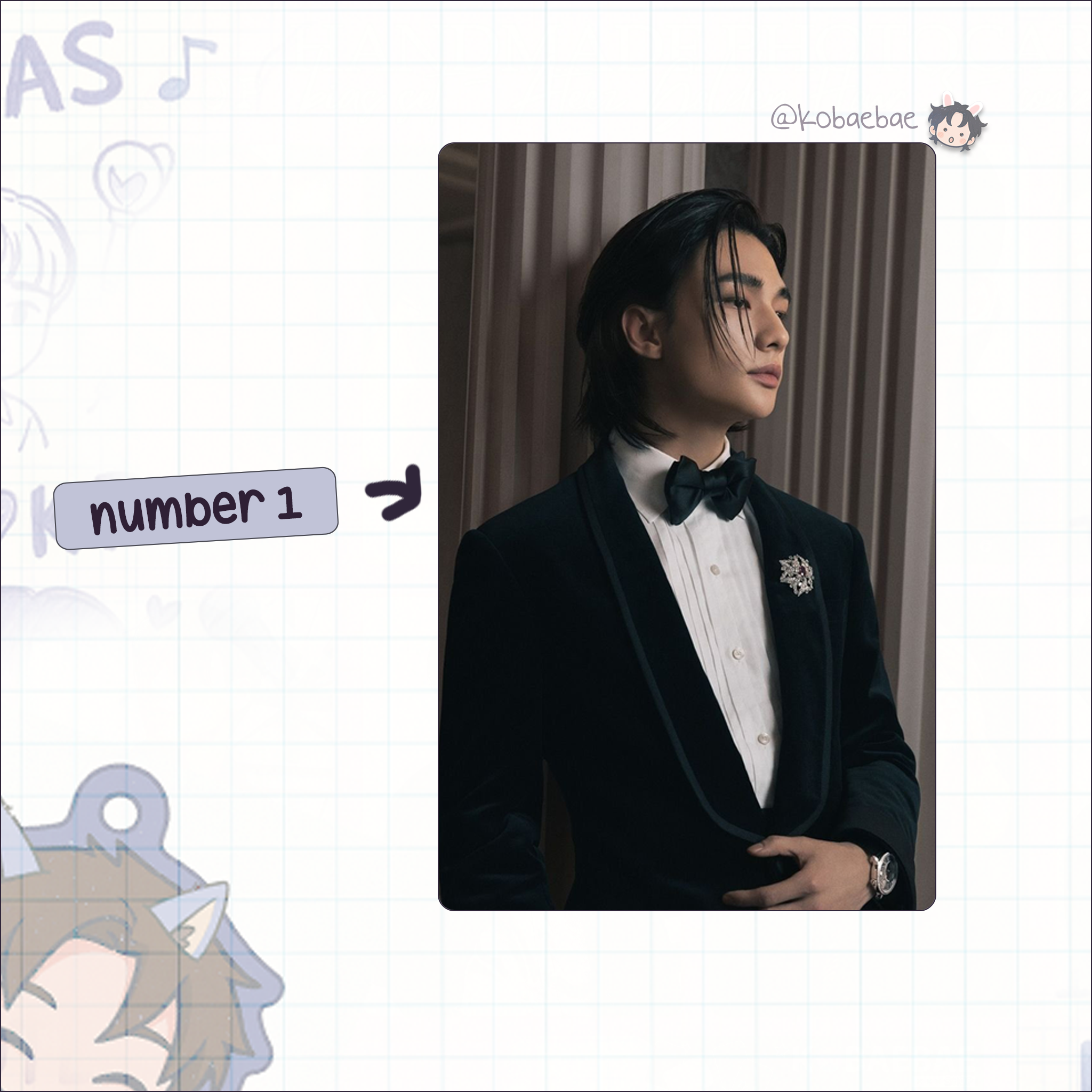 Skz (Stray Kids) - Hyunjin handmade photocards kpop inspired - Set 10