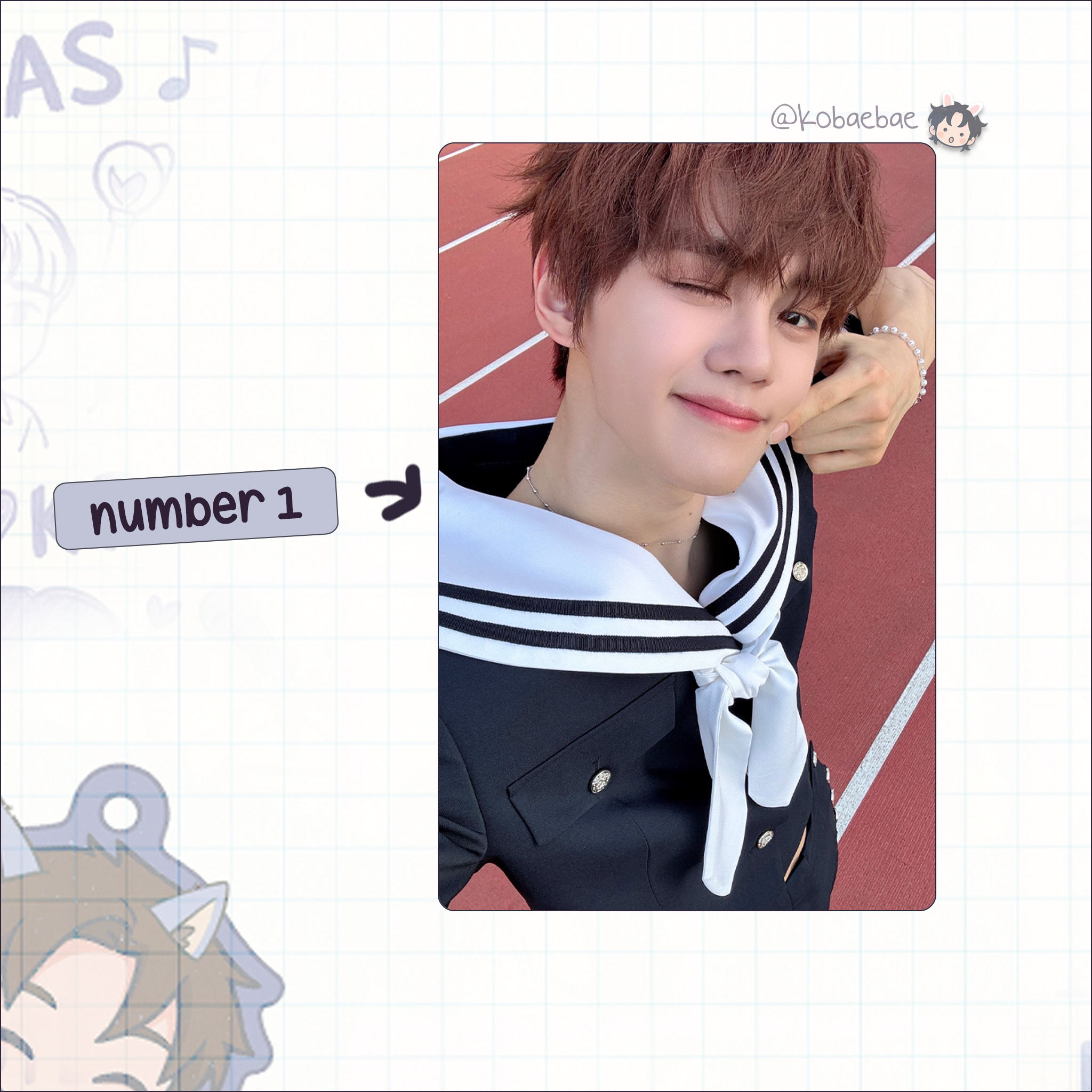 Zb1 - Gyuvin handmade photocards kpop inspired - Set 2