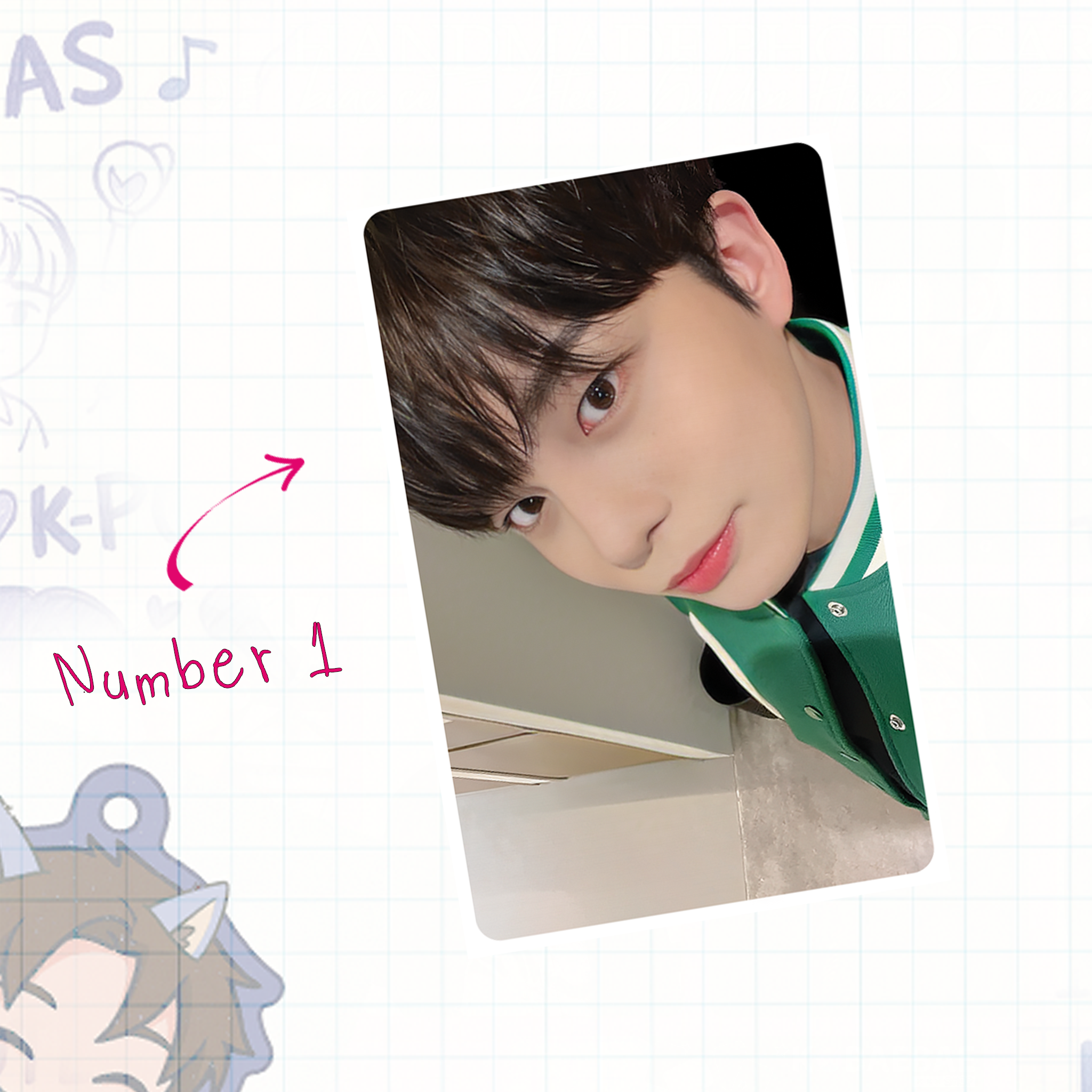 Atz - Jho handmade photocards kpop inspired - Set 1