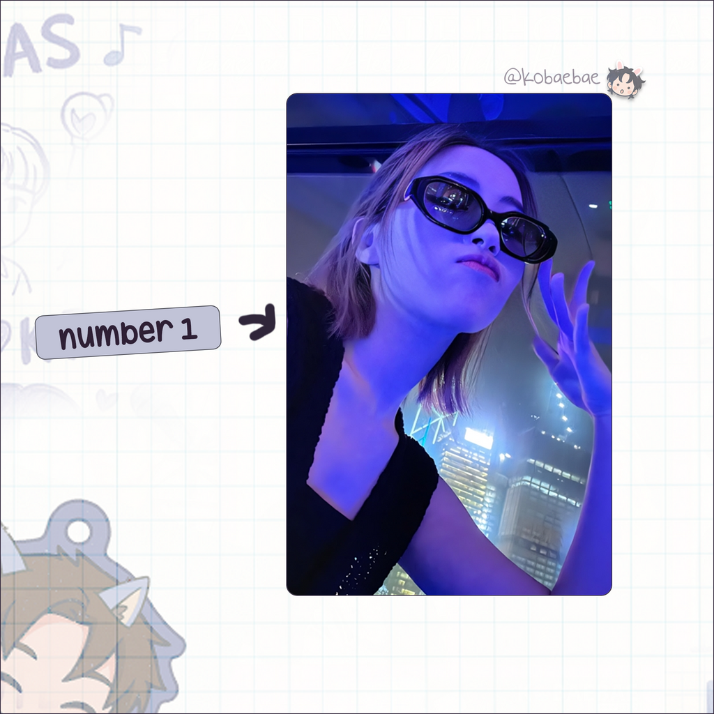 Itz - Ryu handmade photocards kpop inspired - Set 2