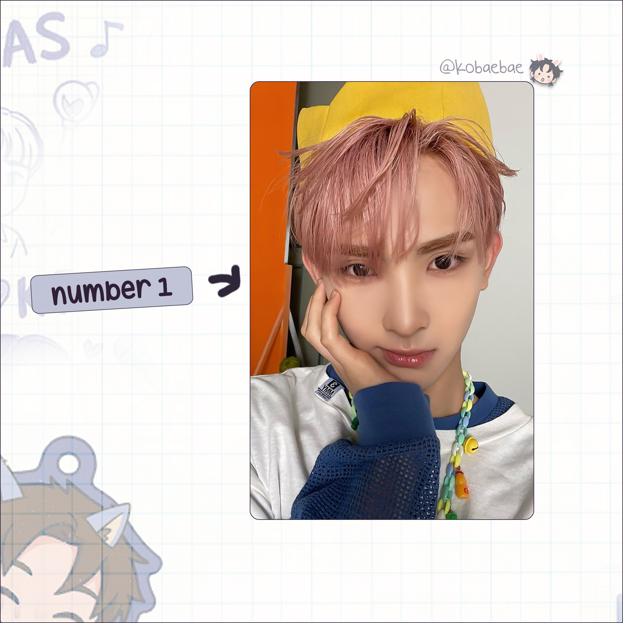 Xkrs - Seeun handmade photocards kpop inspired - Set 1