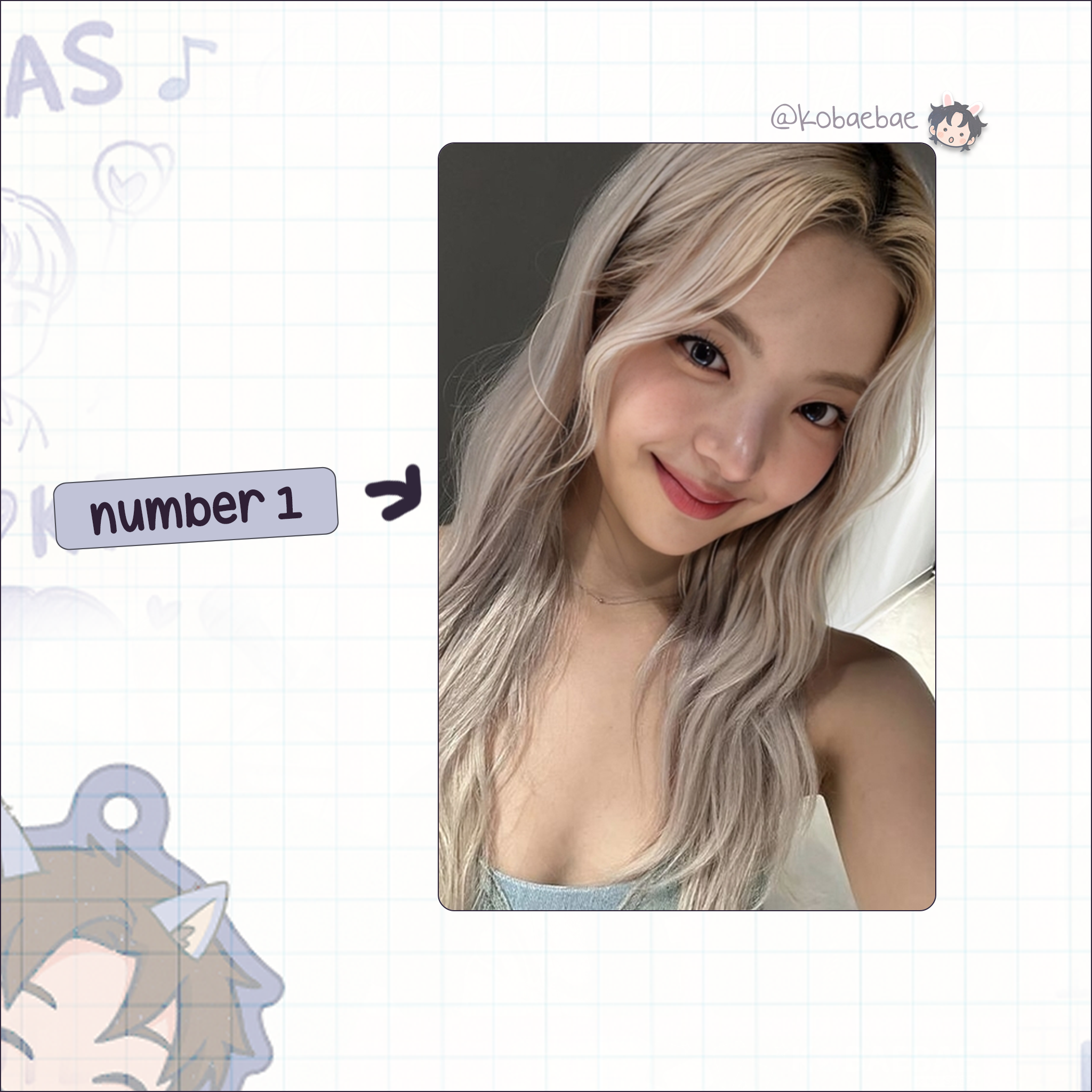 Itzy - Lia handmade photocards kpop inspired - Set 3