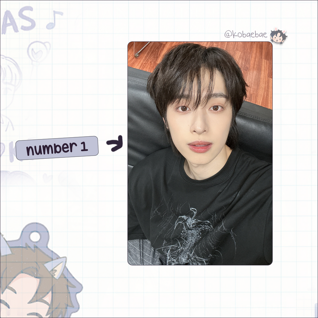 XHR - Gaon Handmade photocards kpop inspired - Bias set 2