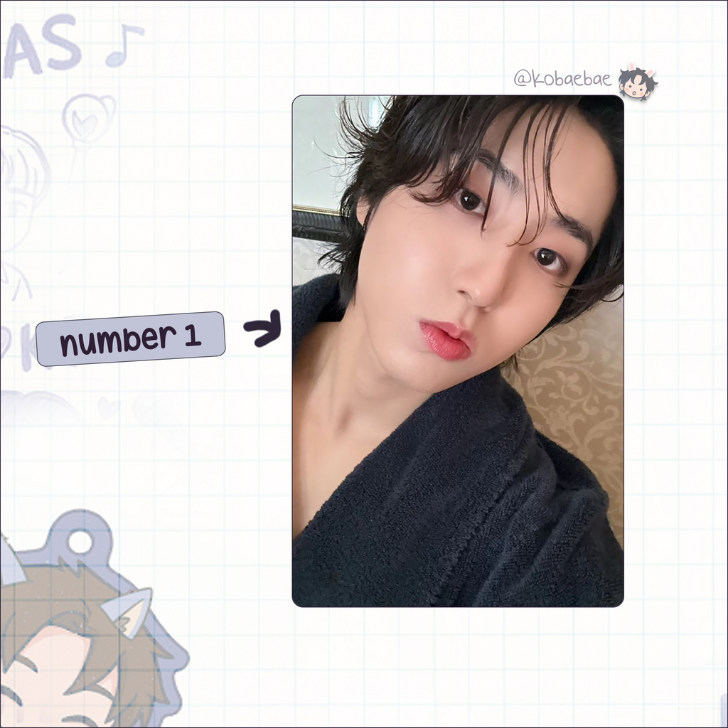 Skz (Stray Kids) - Han handmade photocards kpop inspired - Set 8