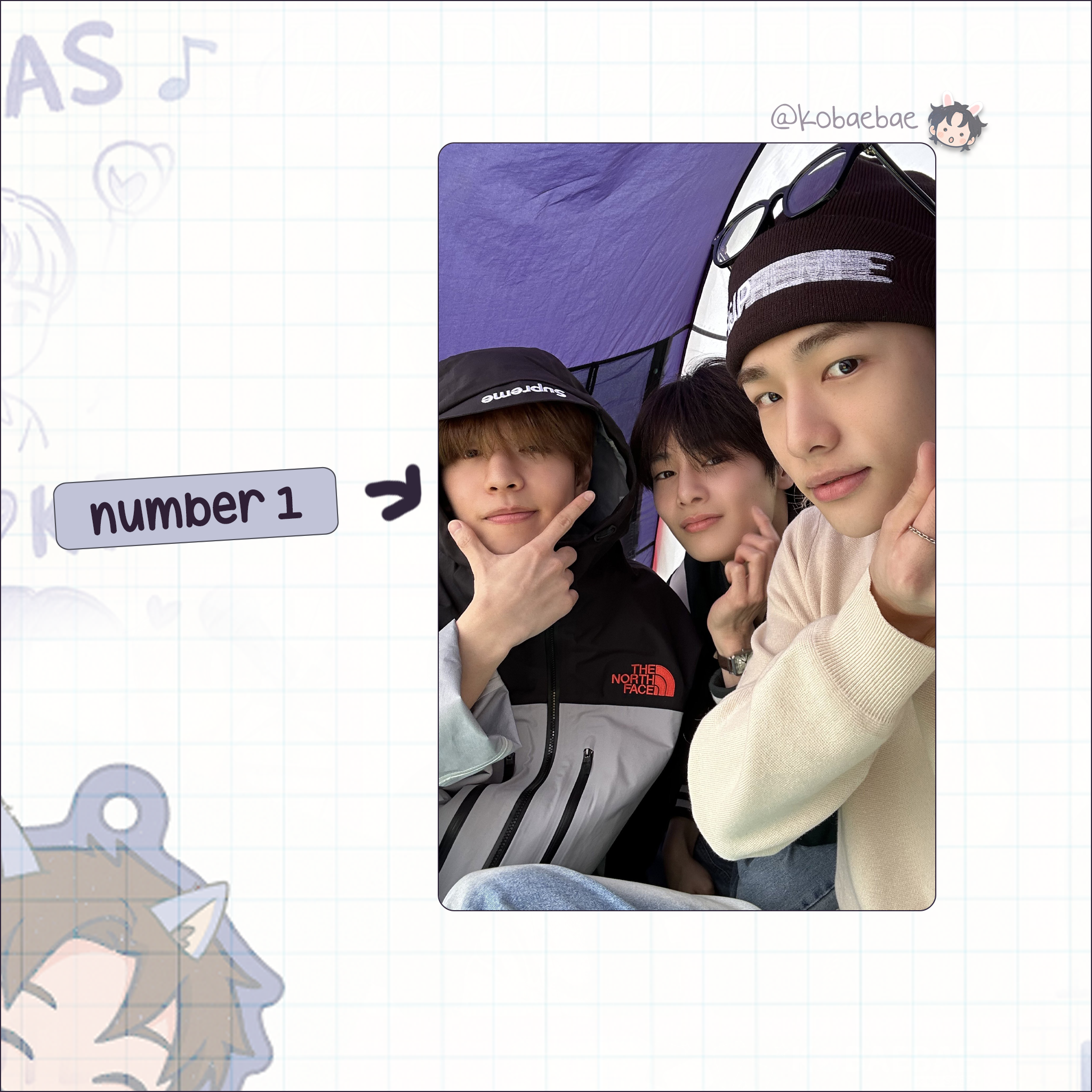 Stray Kids (Skz) - Ot8 Unit Handmade photocards kpop inspired - Bias set 1