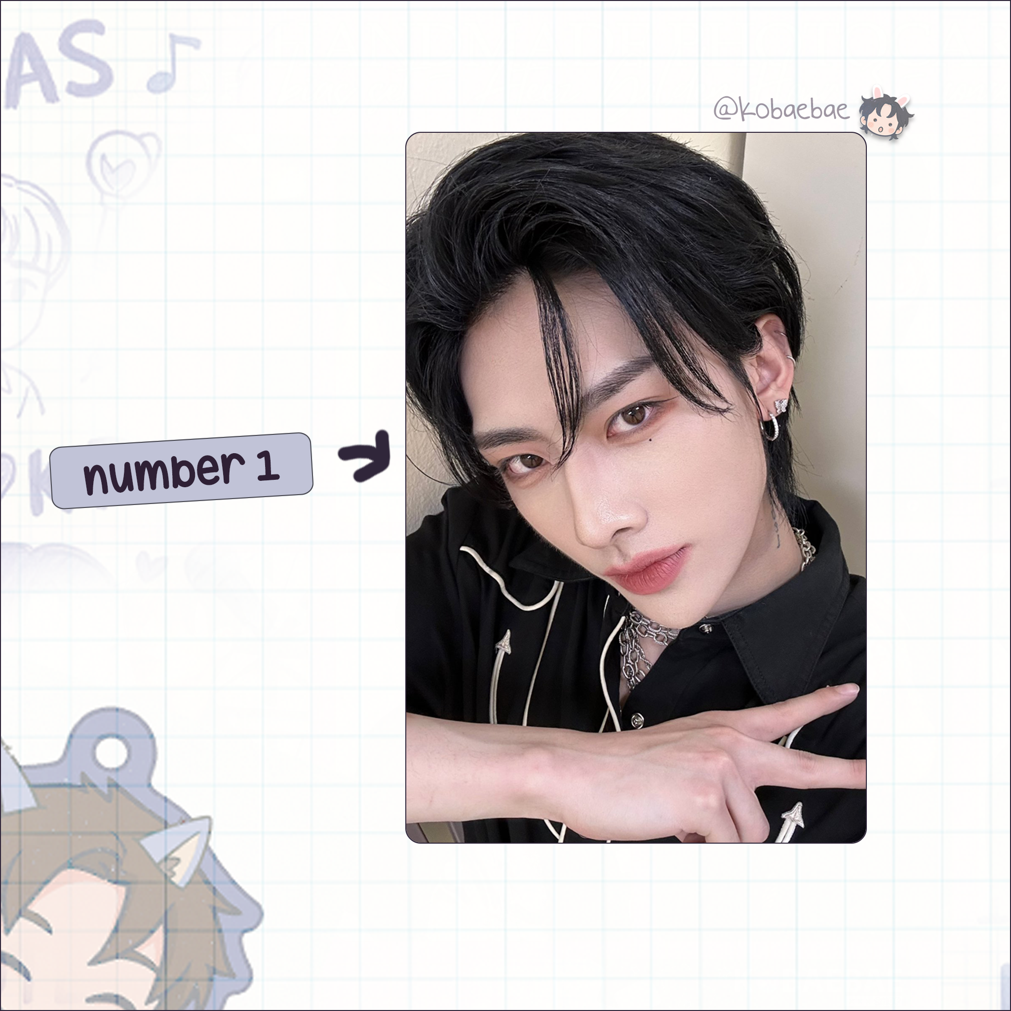 Zb1 - Rick handmade photocards kpop inspired - Set 2