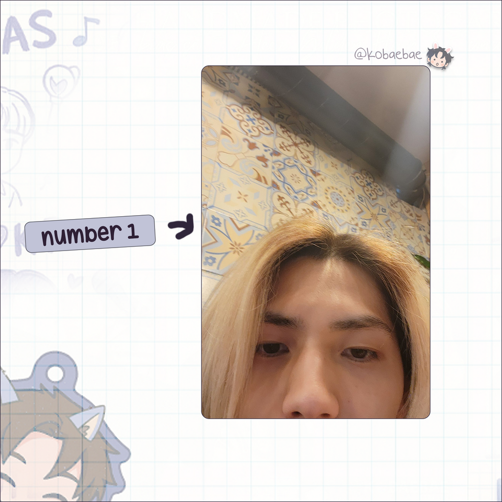 XHR - Jooyeon Handmade photocards kpop inspired - Bias set 2