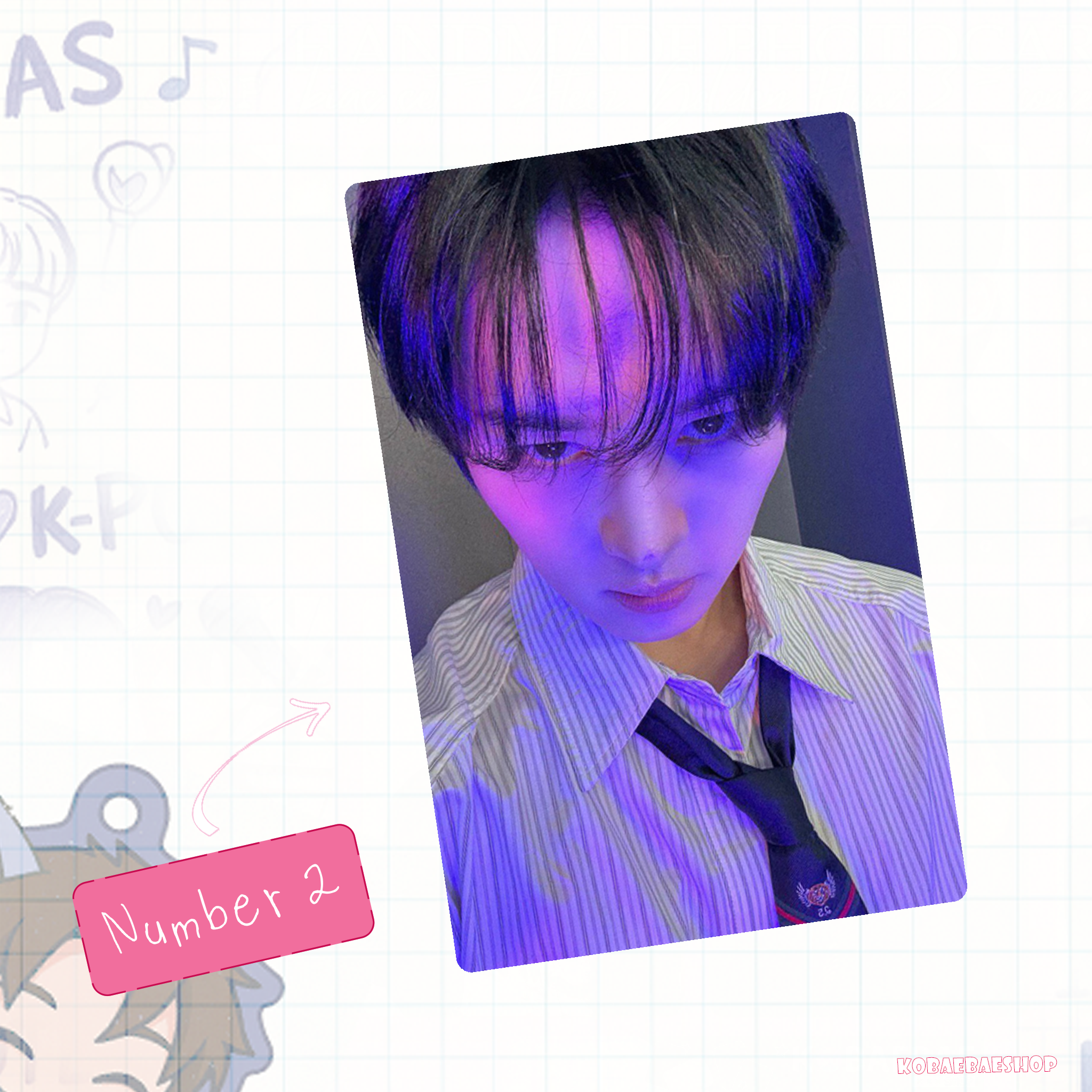 Skz - Lino Handmade photocards kpop inspired - Bias set 4