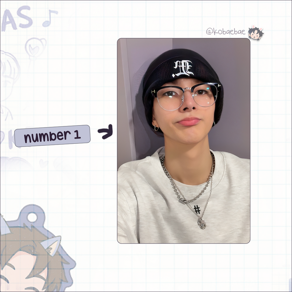 XHR - Ode Handmade photocards kpop inspired - Bias set 2