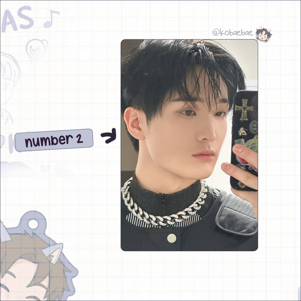 Xikers - Sumin handmade photocards kpop inspired - Set 2