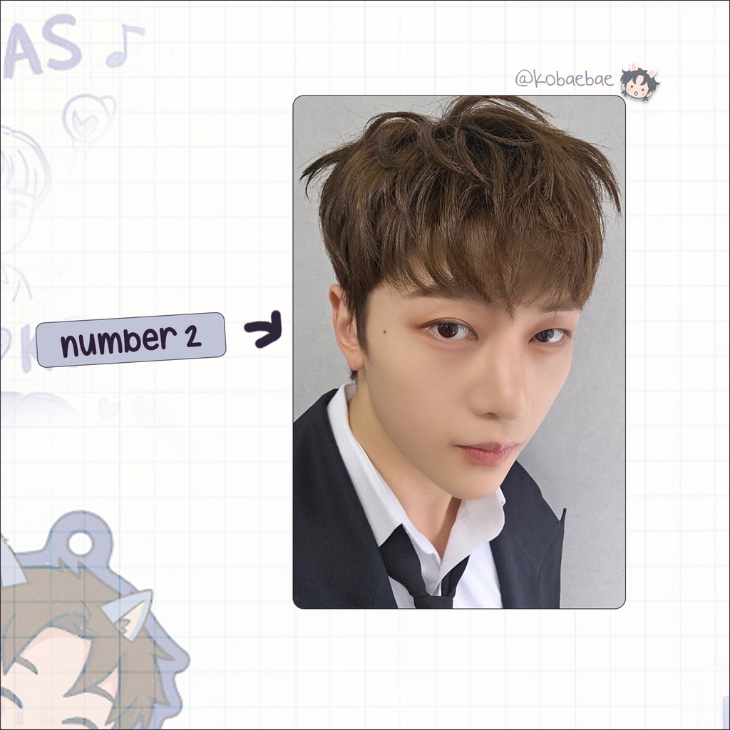 Zb1 - Matthew handmade photocards kpop inspired - Set 2