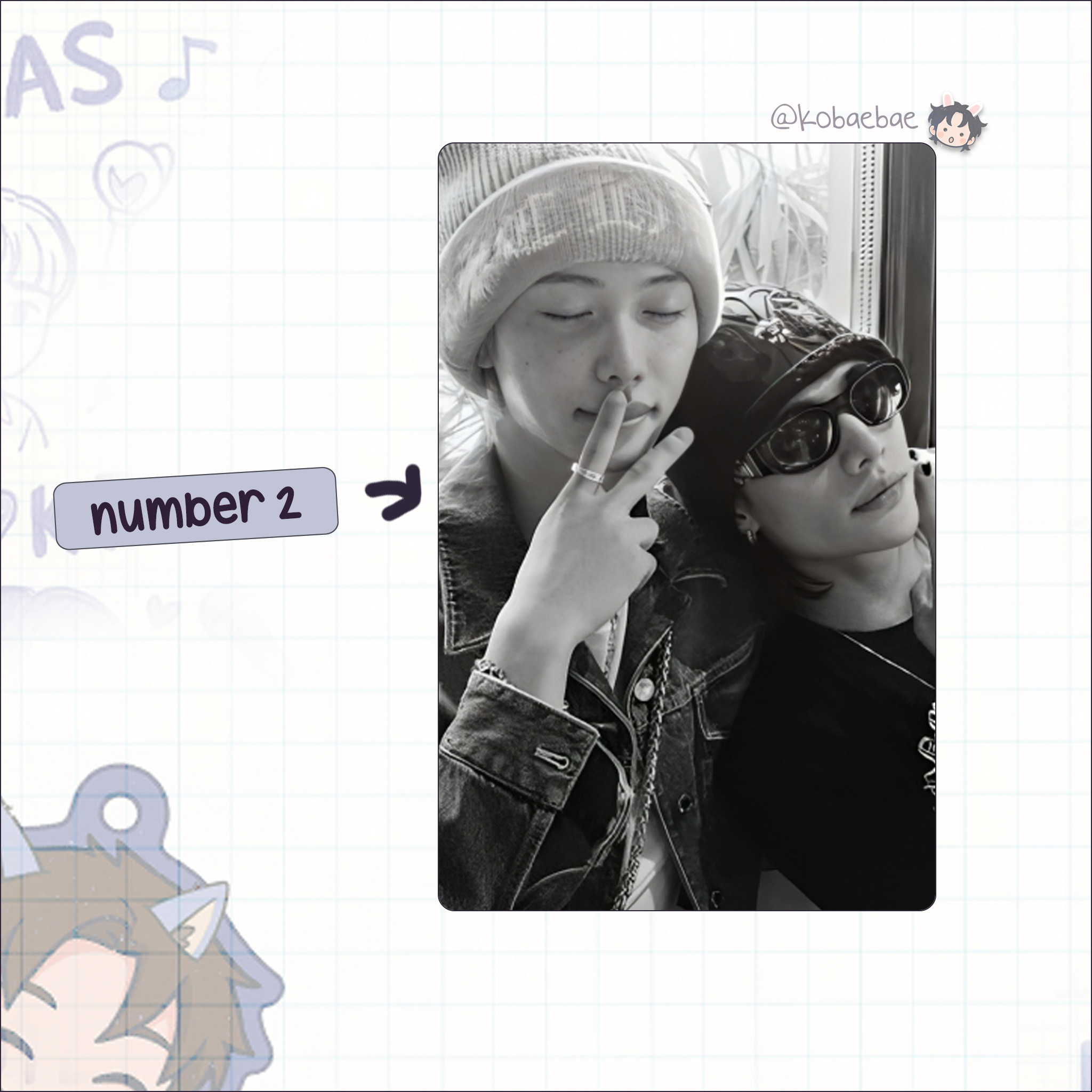 Stray Kids (Skz) - Ot8 Unit Handmade photocards kpop inspired - Bias set 3