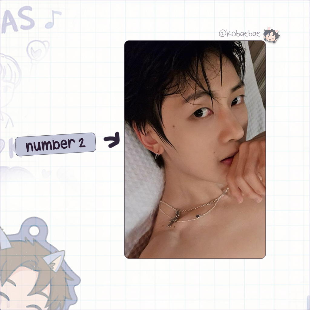 Zb1 - Matthew handmade photocards kpop inspired - Set 3