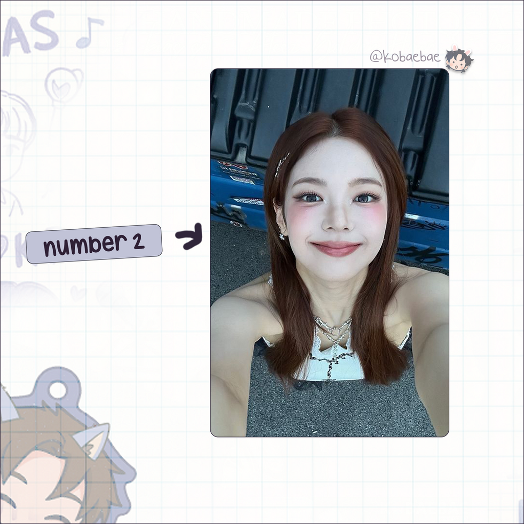 Itz - Lia handmade photocards kpop inspired - Set 2