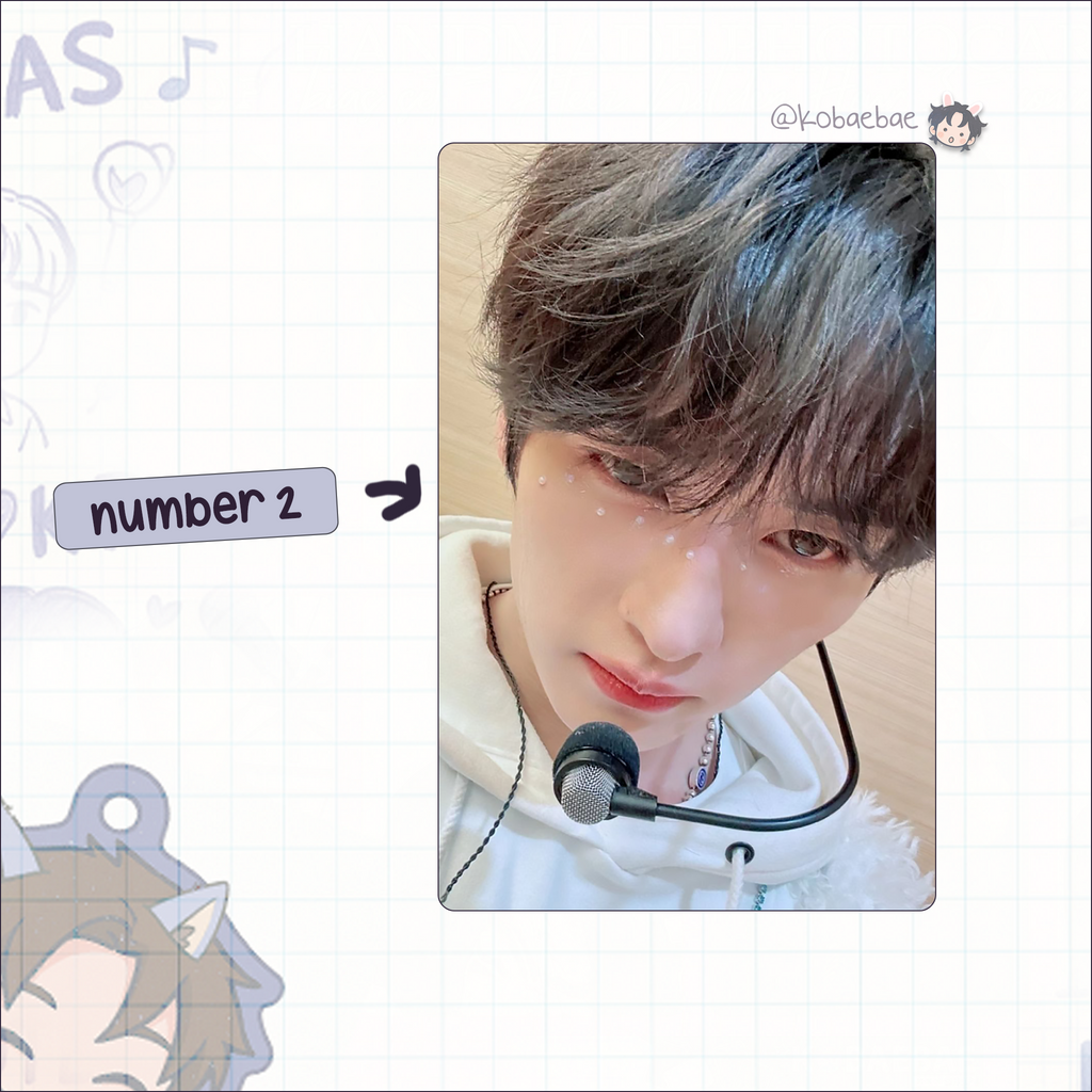 Stray Kids (Skz) - Lino Handmade photocards kpop inspired - Bias set 7
