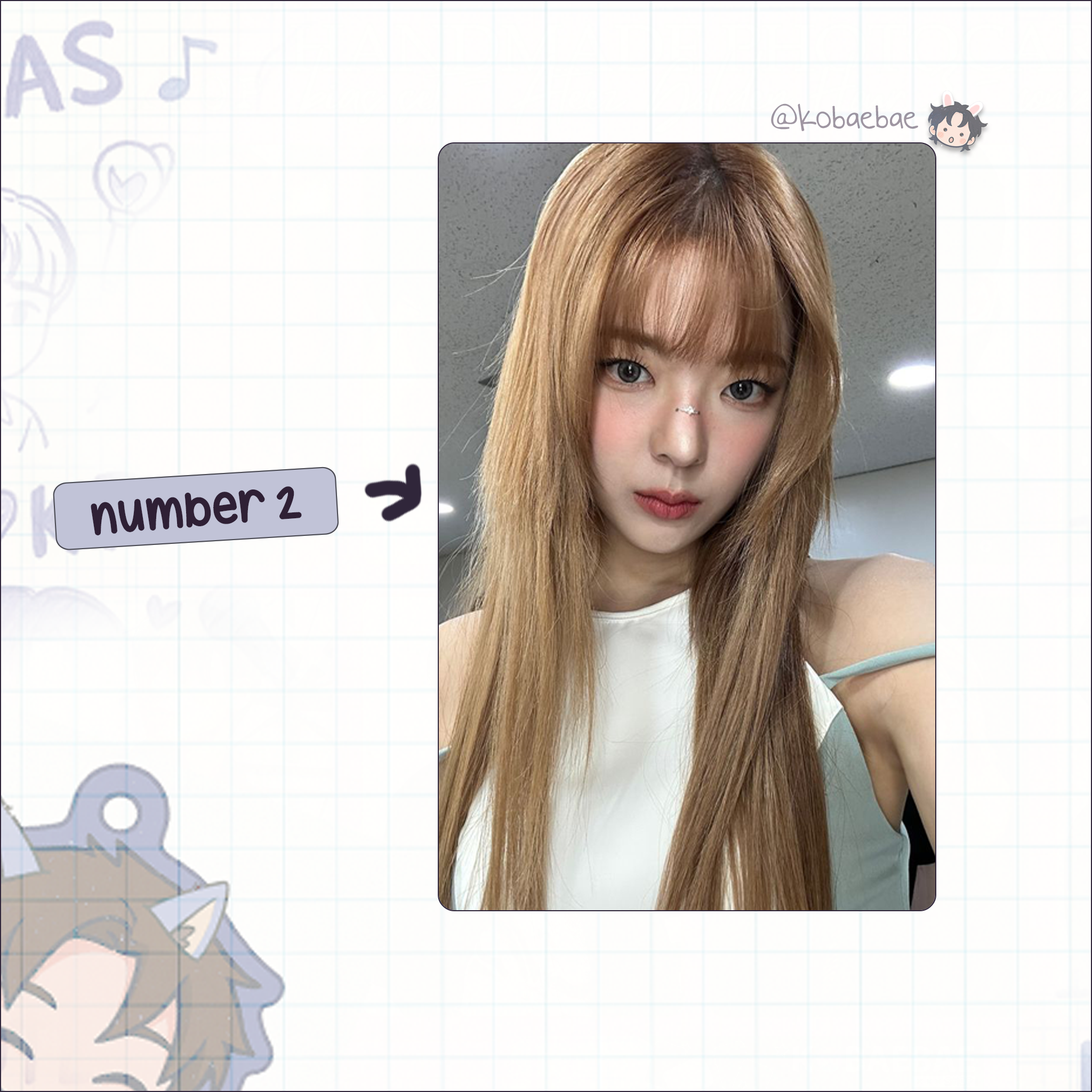 Itzy - Lia handmade photocards kpop inspired - Set 3