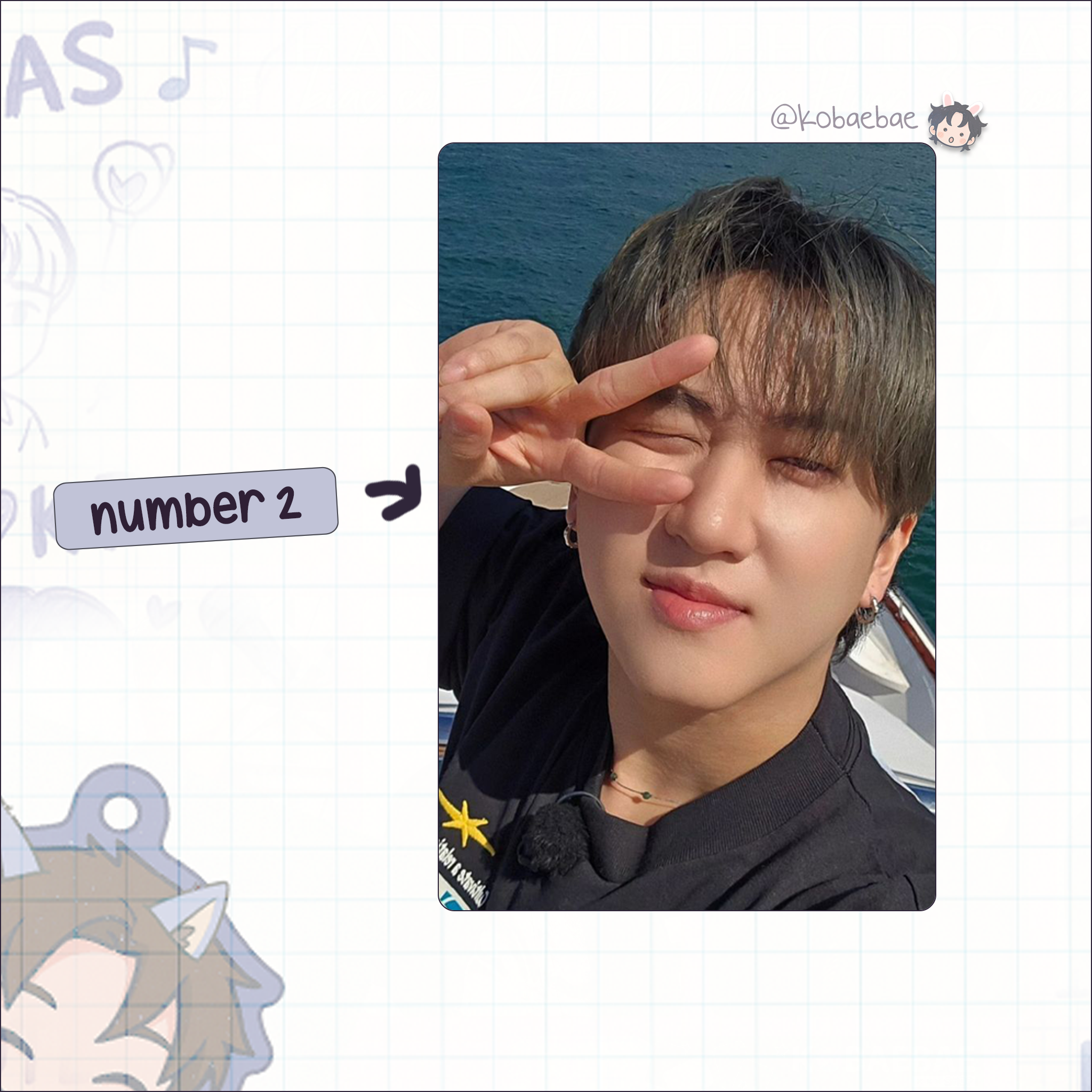 Skz (Stray Kids) - Changbin handmade photocards kpop inspired - Set 10