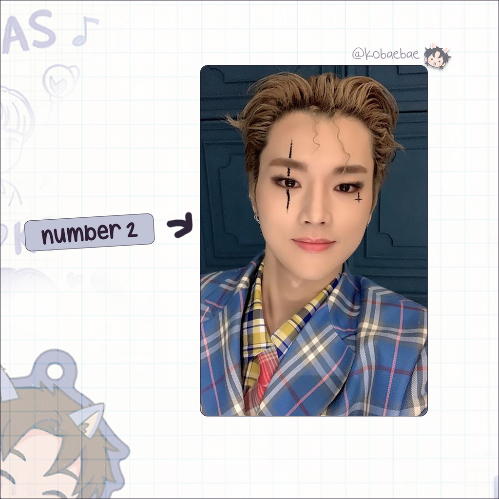 XHR - Jungsu Handmade photocards kpop inspired - Bias set 2