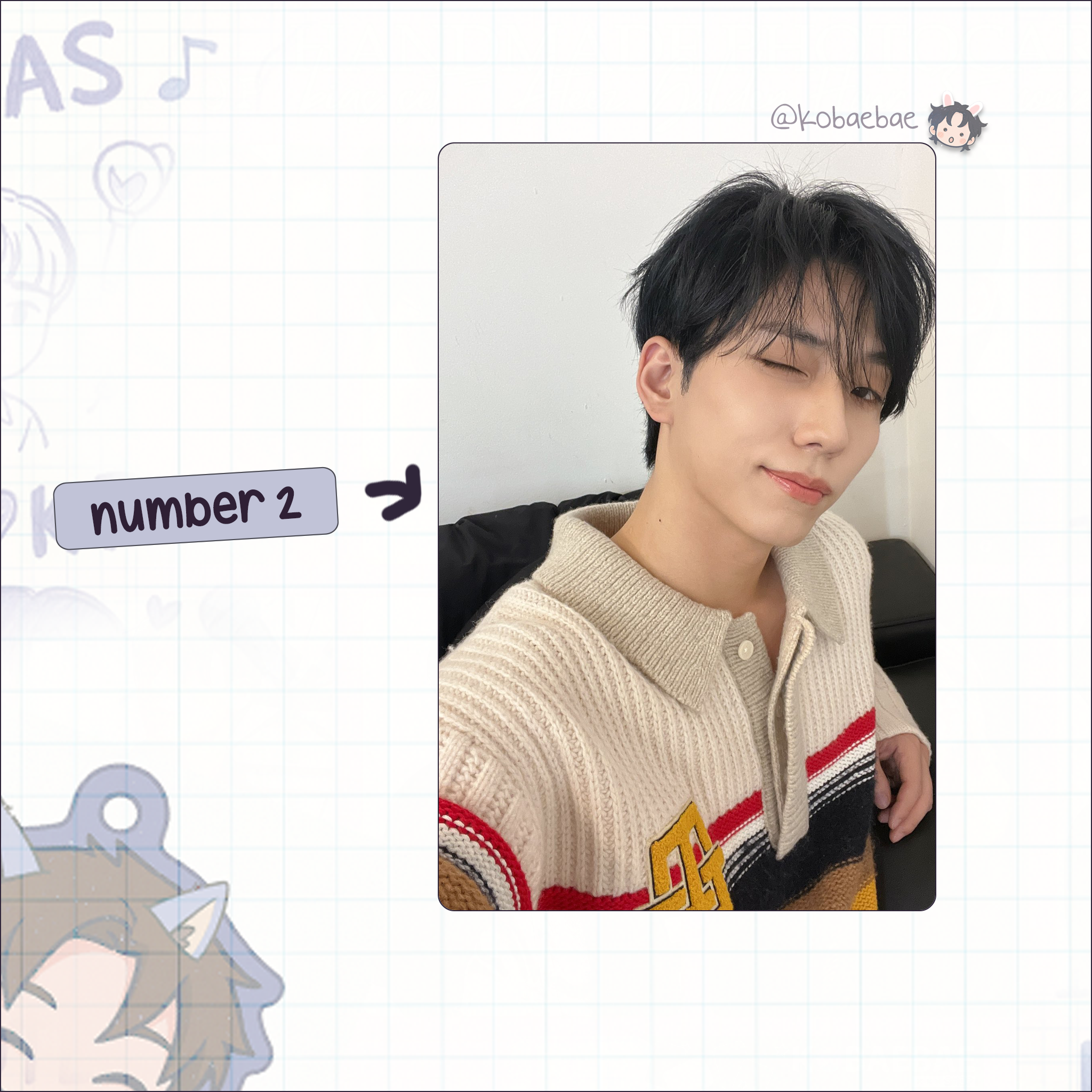 XHR (Xdinary Heroes) - Gunil Handmade photocards kpop inspired - Bias set 3