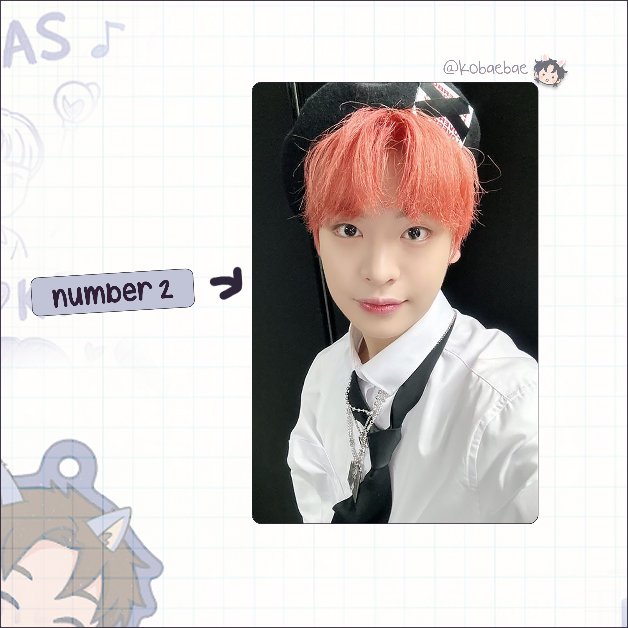 Xkrs - Yechan handmade photocards kpop inspired - Set 1