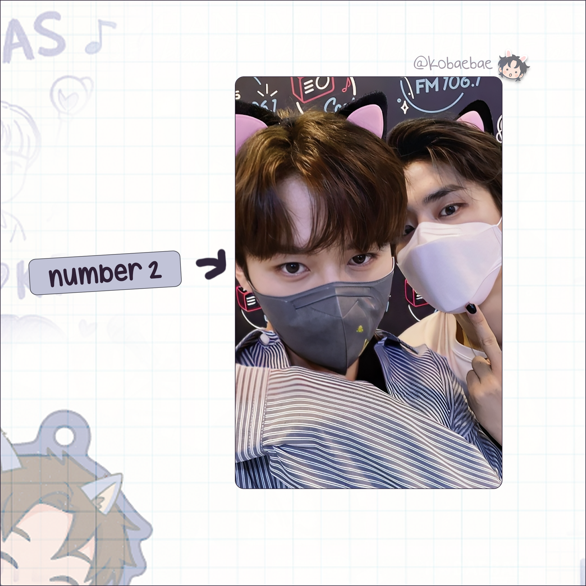 Stray Kids (Skz) - Ot8 Unit Handmade photocards kpop inspired - Bias set 4