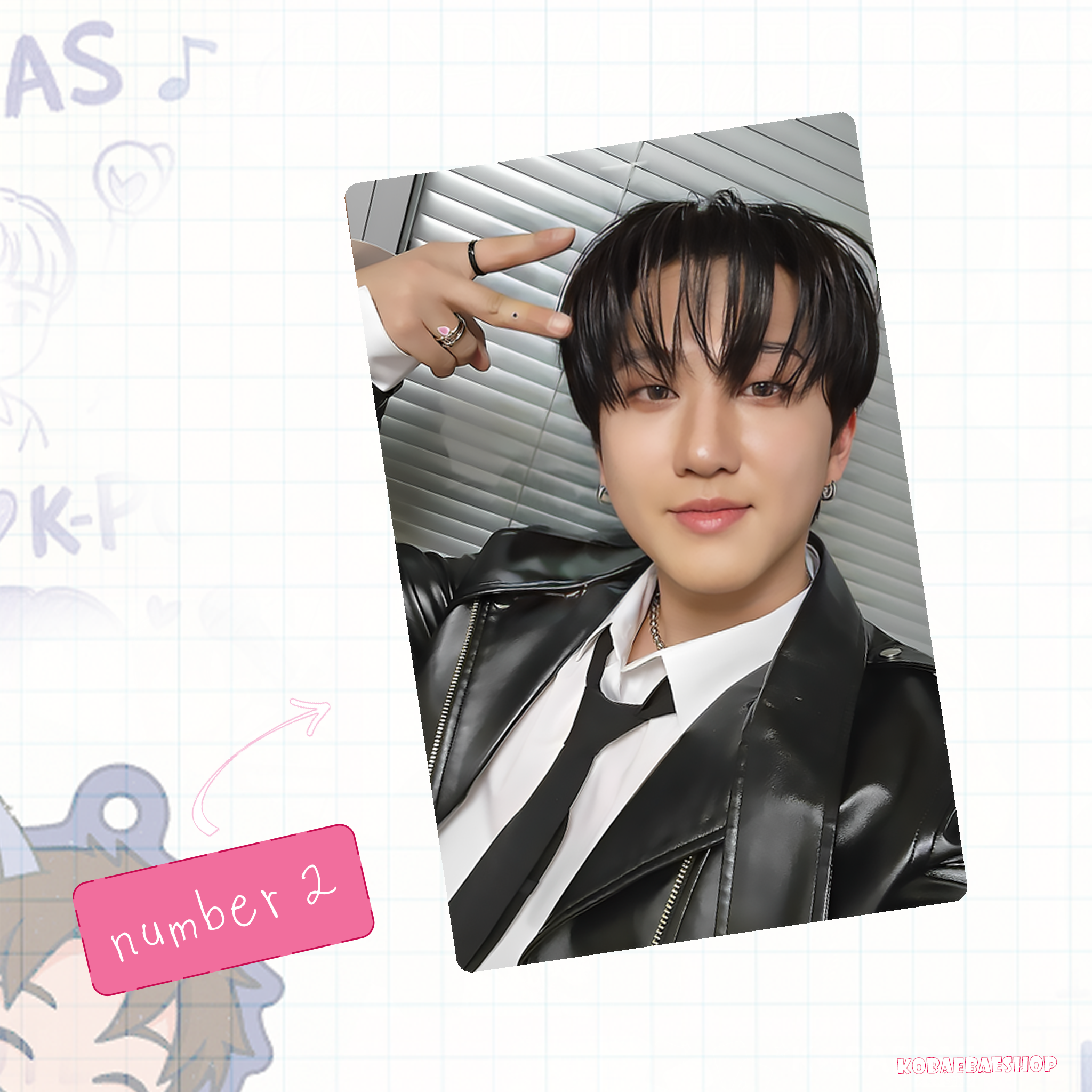 Skz - Bin handmade photocards kpop inspired - Set 3
