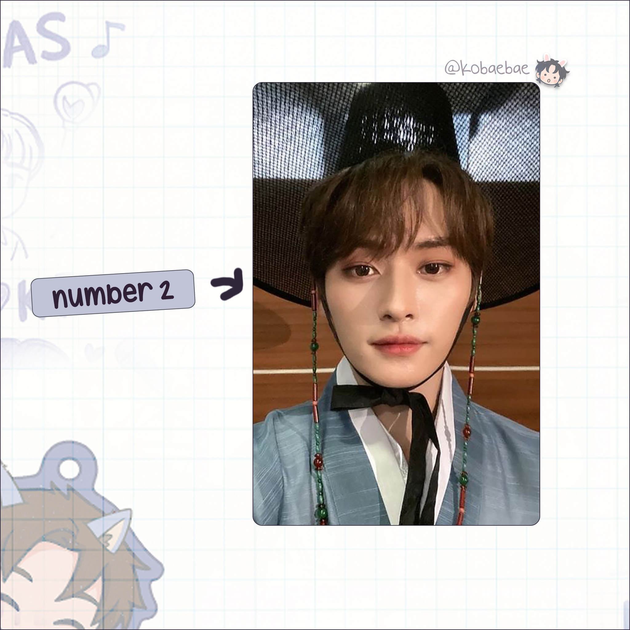 Skz (Stray Kids) - Lee Know handmade photocards kpop inspired - Set 9